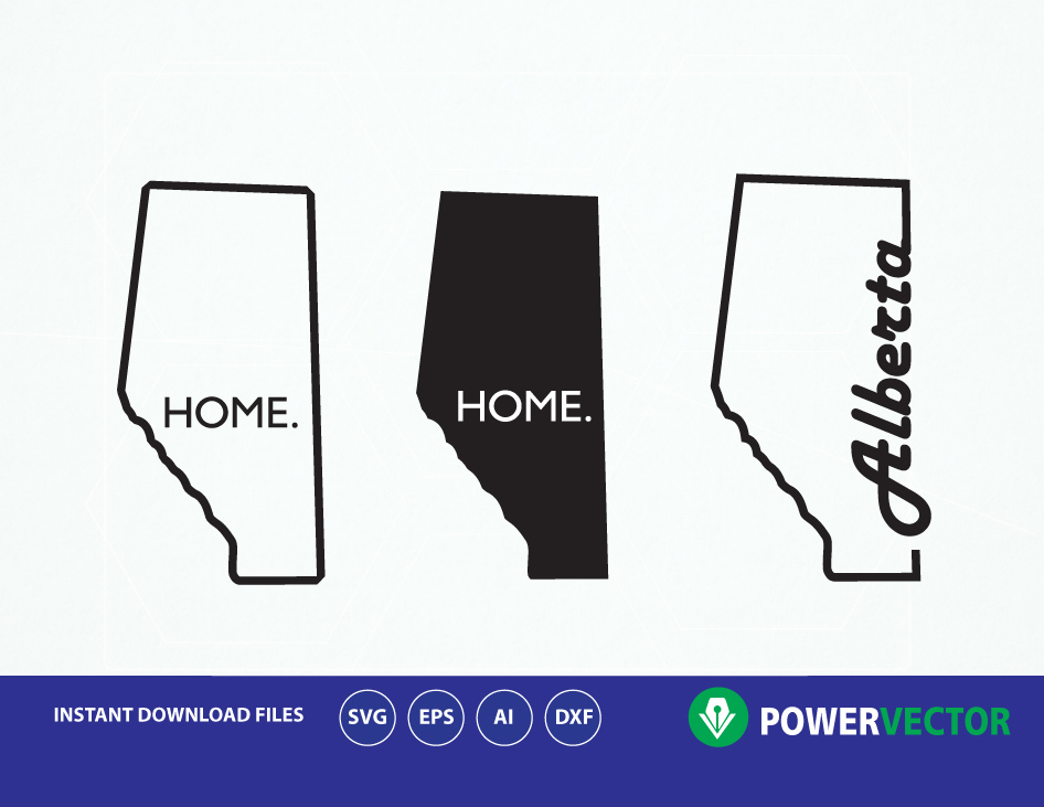 Download Alberta Province Svg, Alberta Canada Clip art, Alberta map shape Tshirt design dxf, png, eps ...