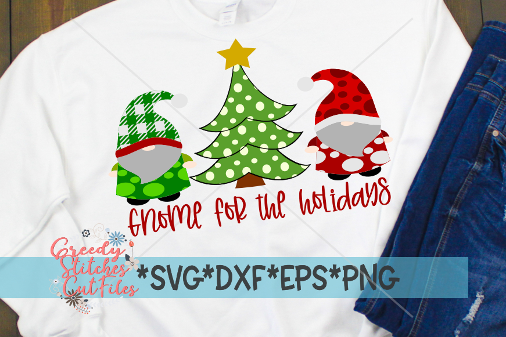 Download Gnome For The Holidays SvG DXF EPS PNG | Christmas SVG
