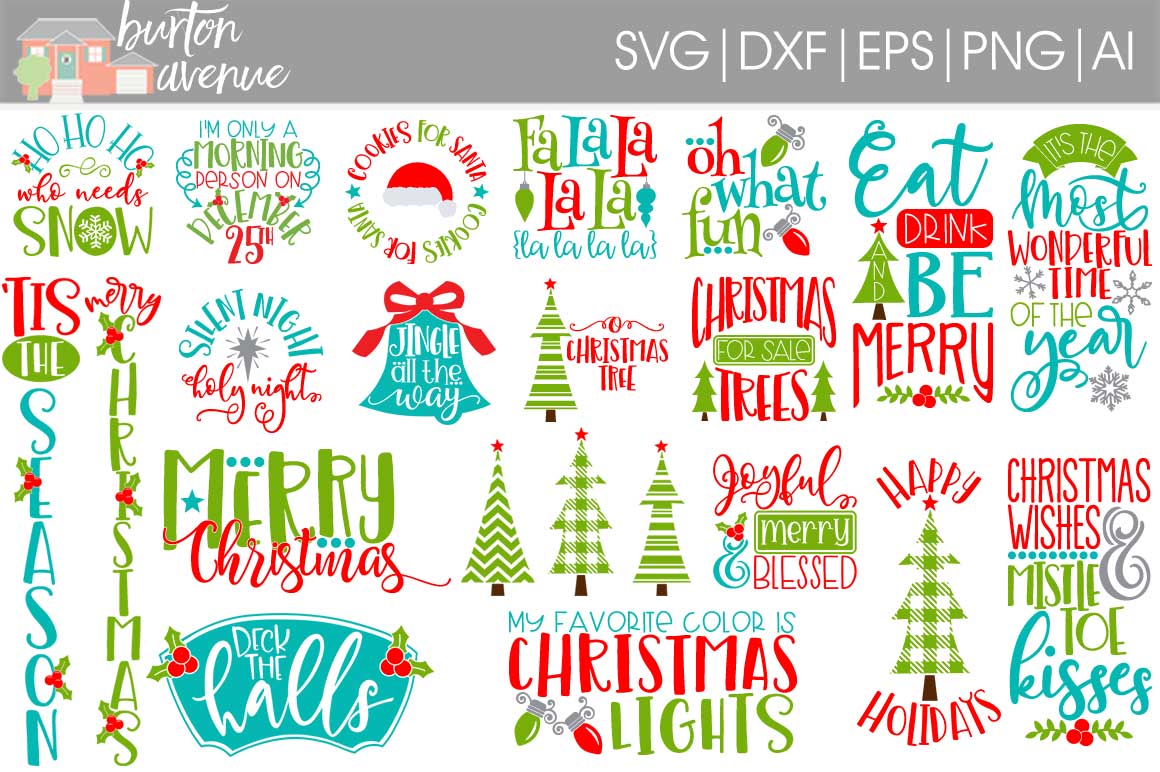 Download Tis the Season Christmas SVG Bundle