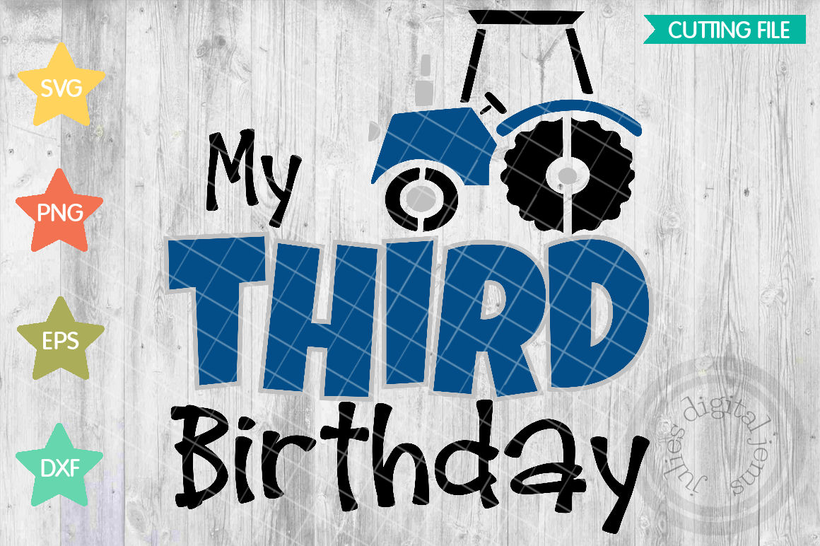 Download Tractor Birthday SVG, Tractor Birthday shirt, 3rd Birthday
