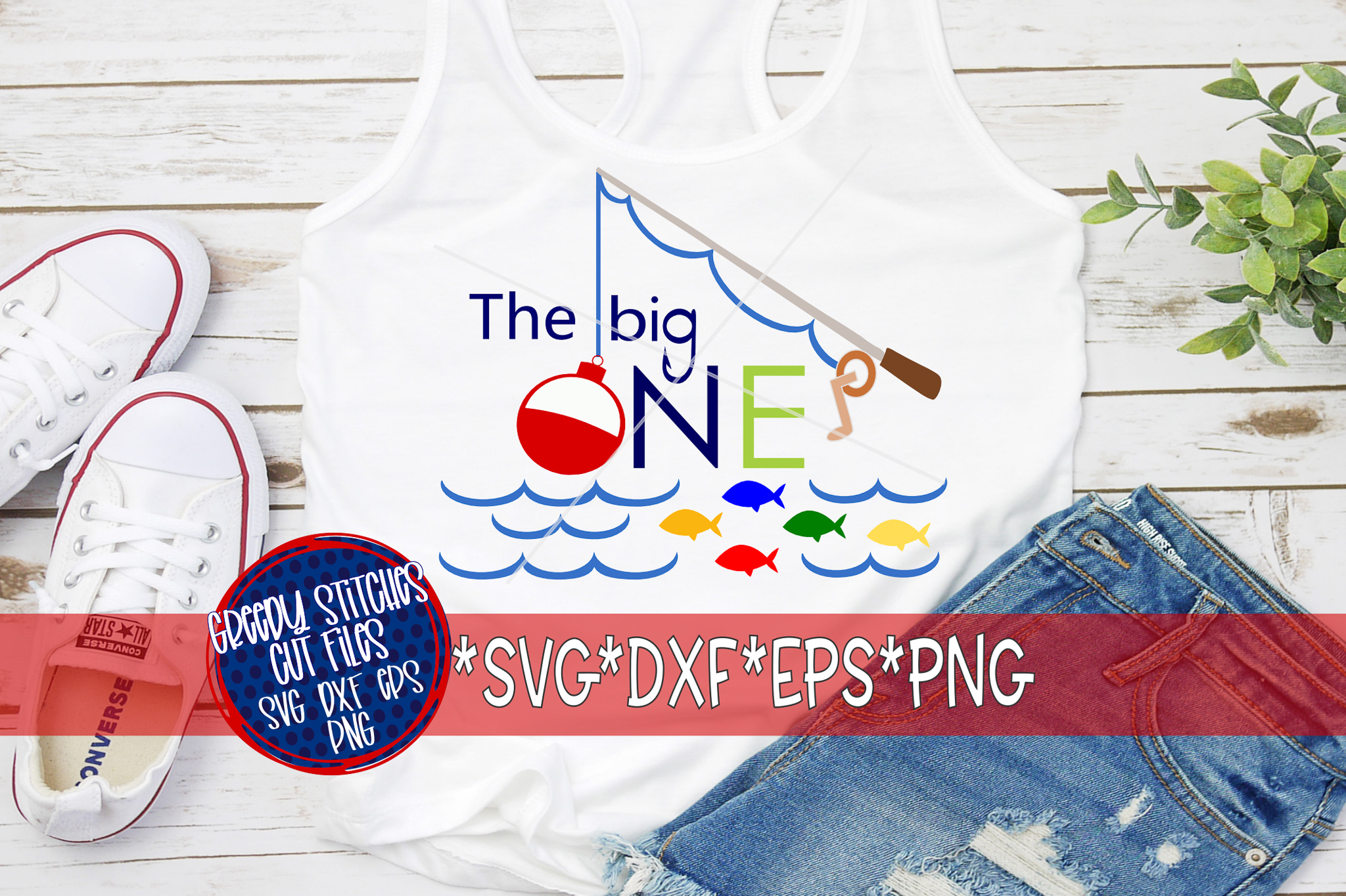 The Big One Birthday | First Birthday | Fishing SVG