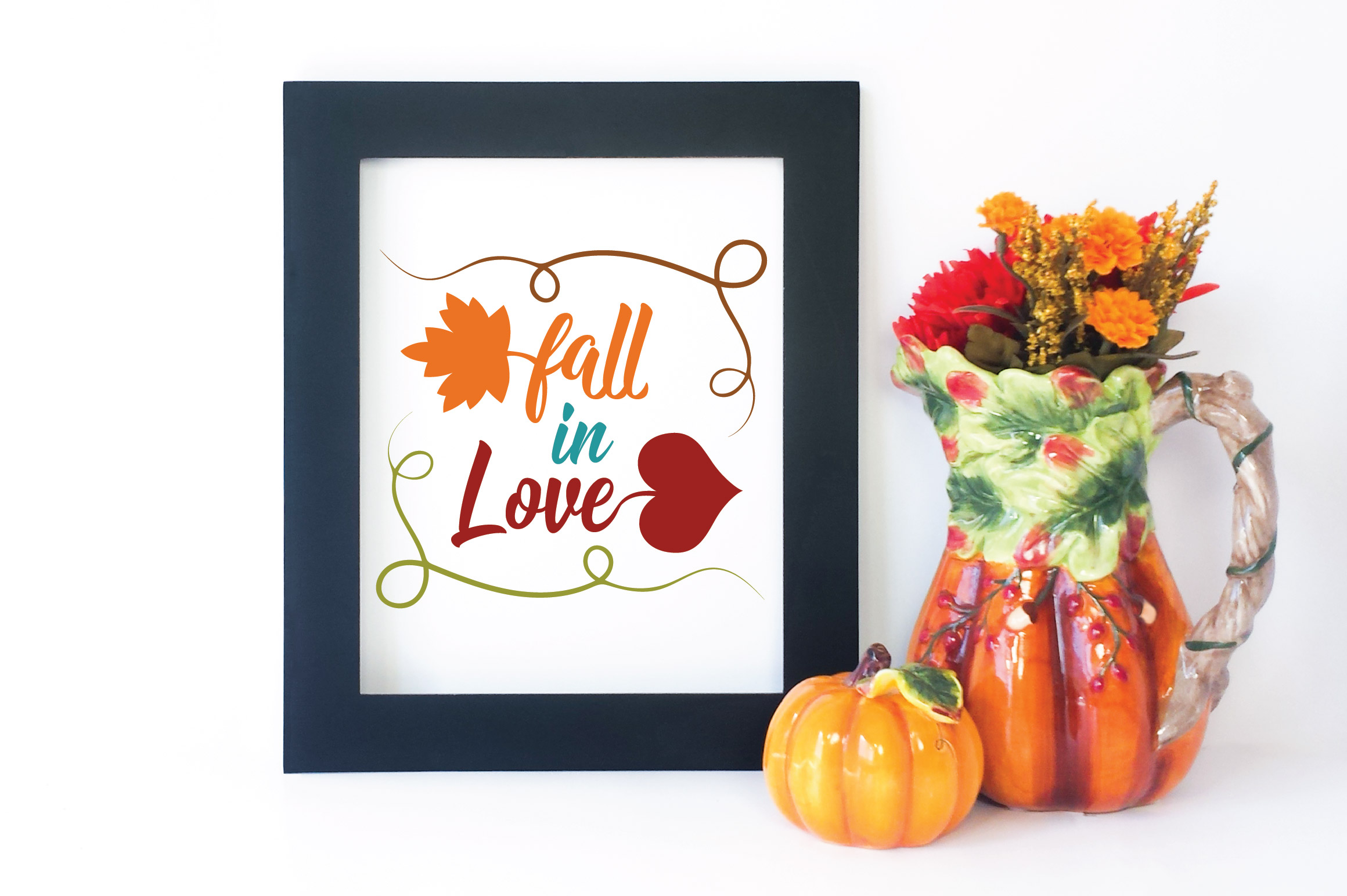 Download Fall in Love SVG Cut File - Autumn SVG-DXF-PNG-DXF-JPEG