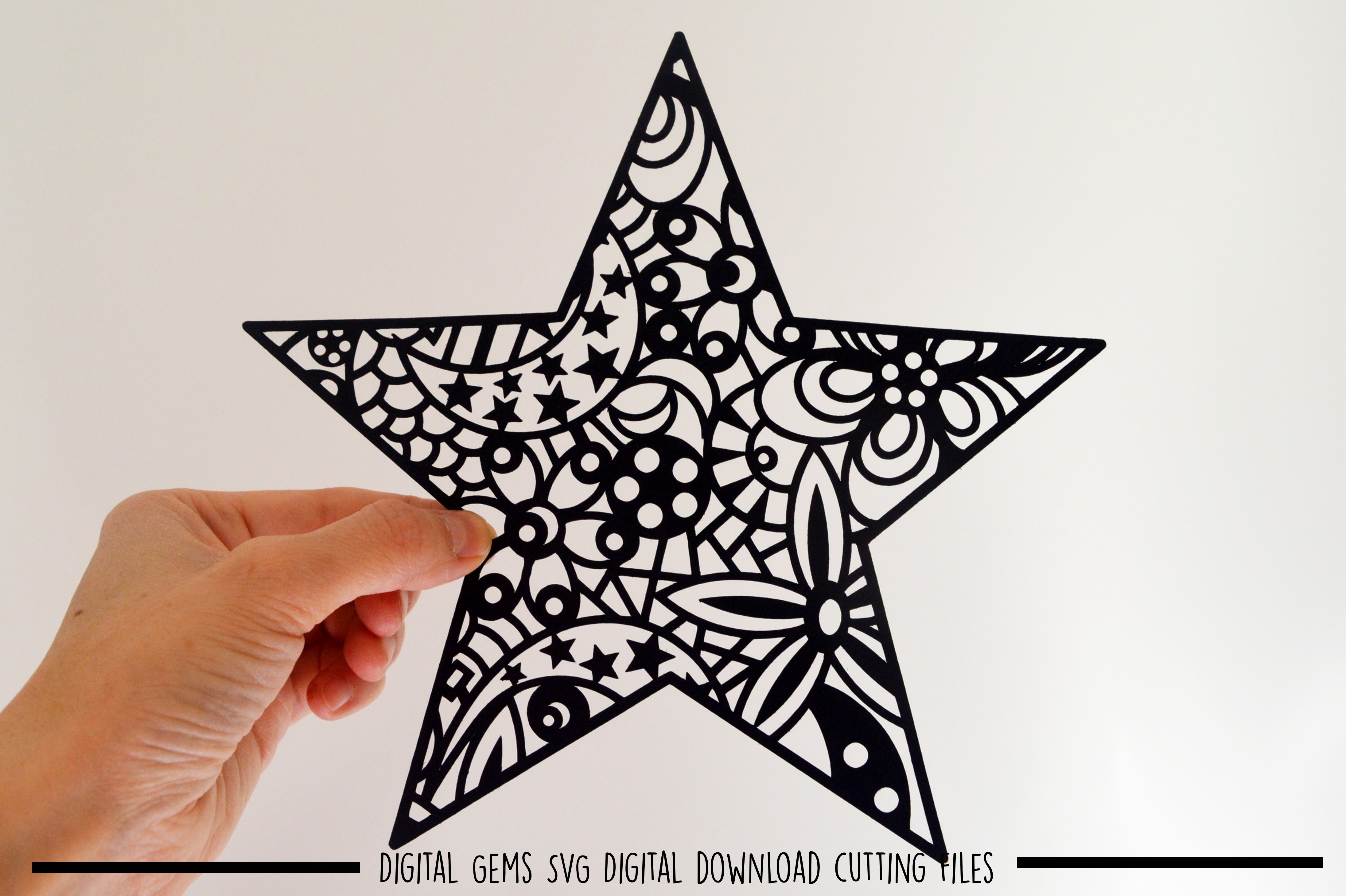 Download Star paper cut SVG / DXF / EPS files (47222) | SVGs | Design Bundles