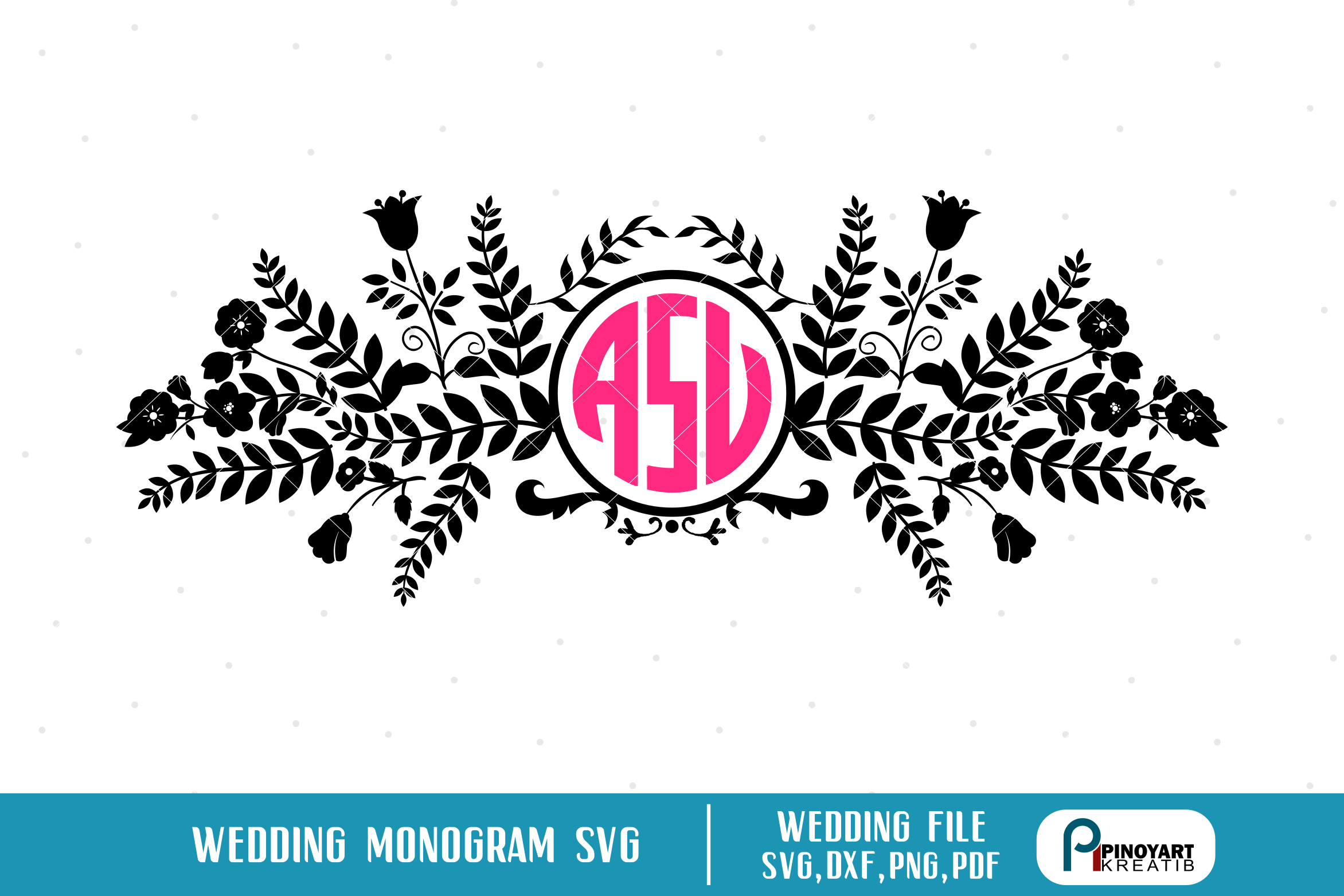 Download wedding svg,wedding monogram svg,flower monogram