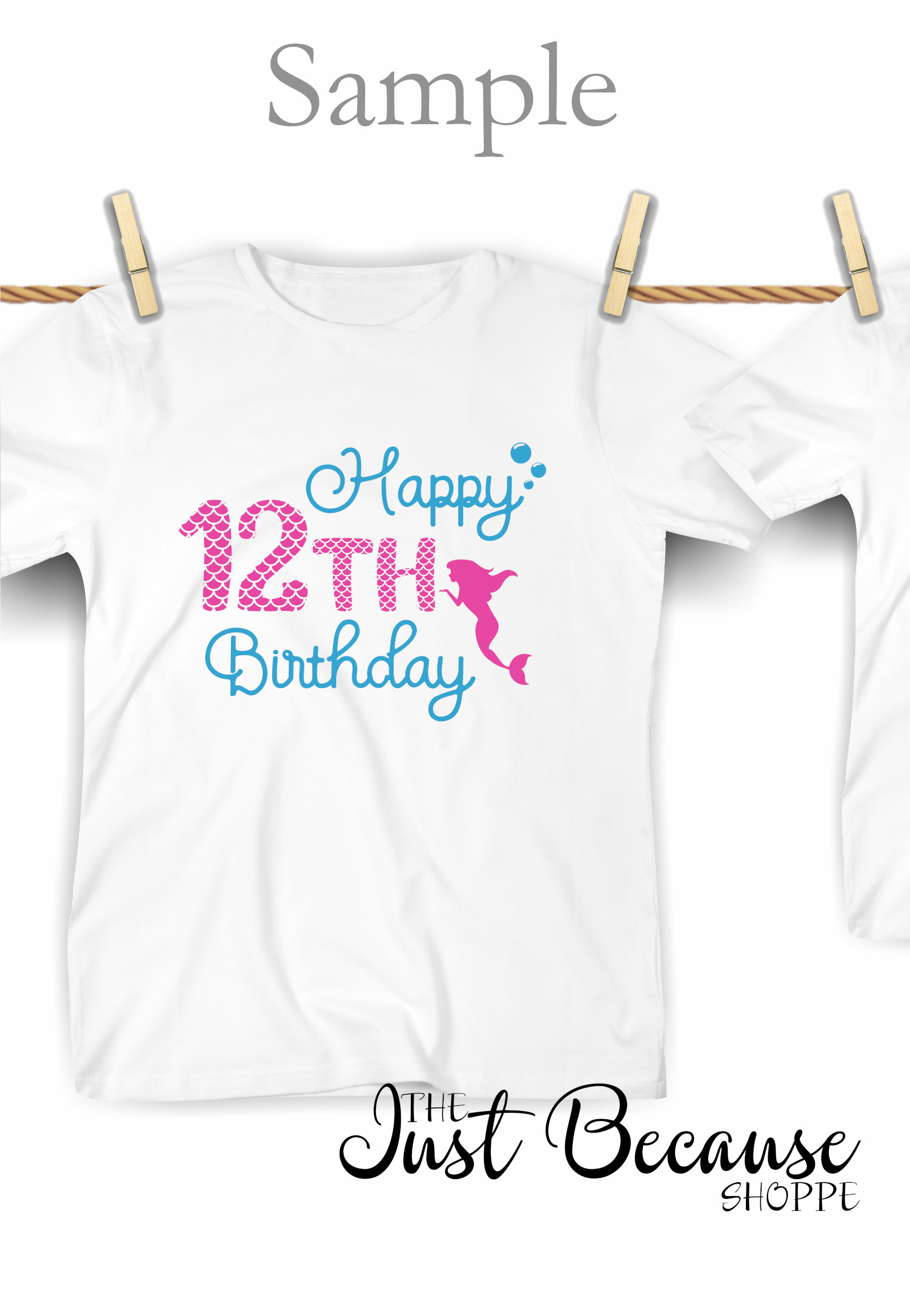 Free Free 214 Happy Birthday Mermaid Svg SVG PNG EPS DXF File