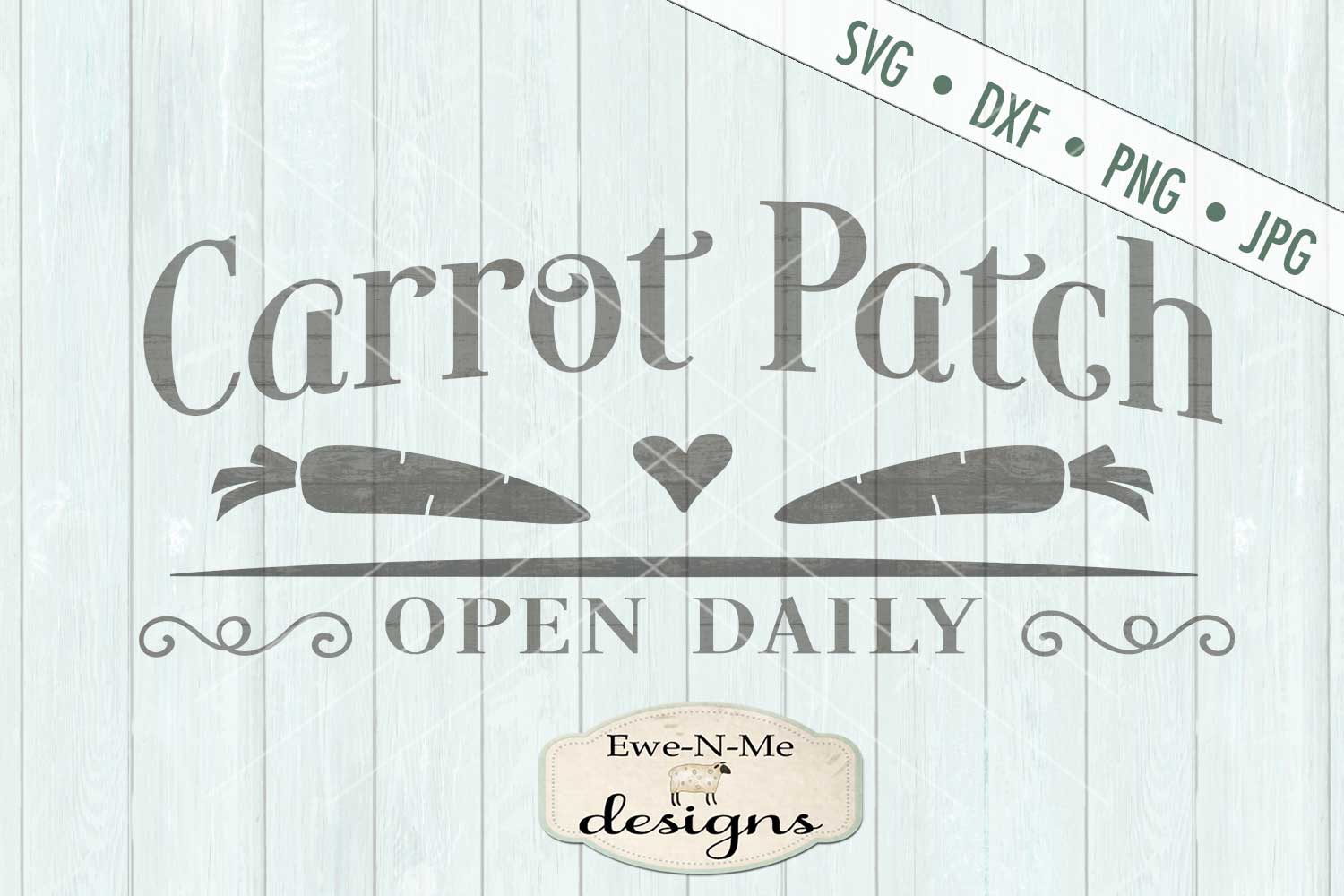 Download Carrot Patch Easter SVG DXF Cut File (198765) | Cut Files ...