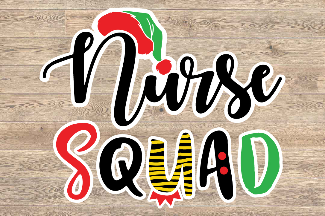 Download Santa Nurse Squad elf nurse SVG xmas christmas 1593S