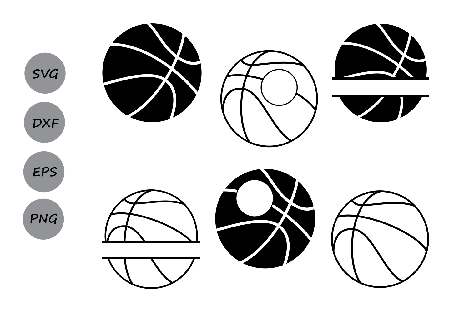 Basketball svg files, Basketball monogram Svg, Basketball Cut Files