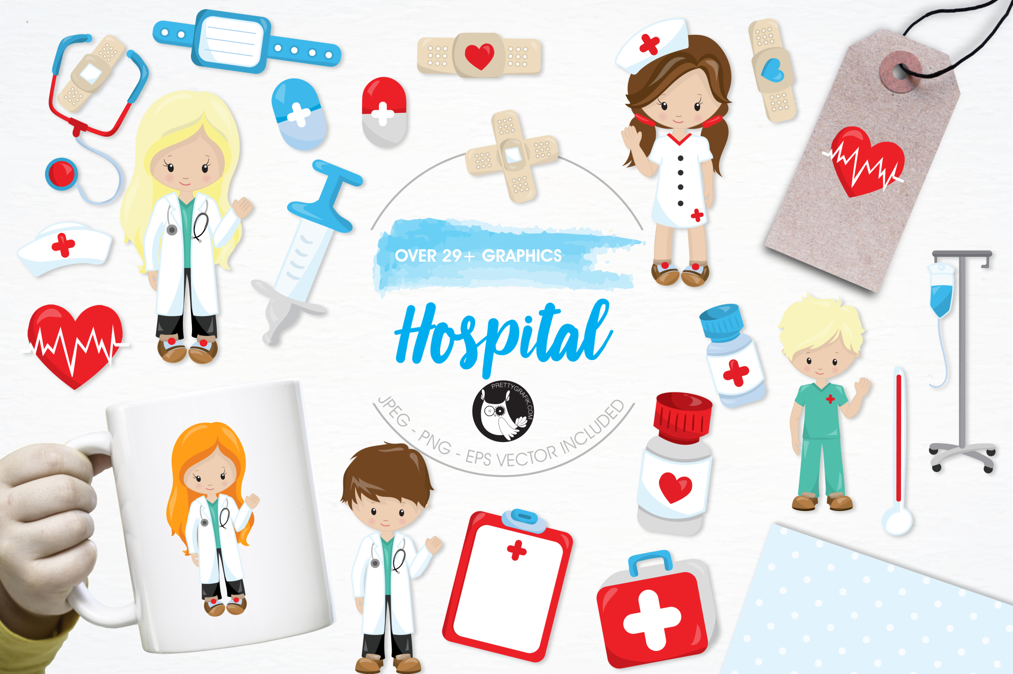 Hospital graphics and illustrations (14652) | Illustrations | Design ...