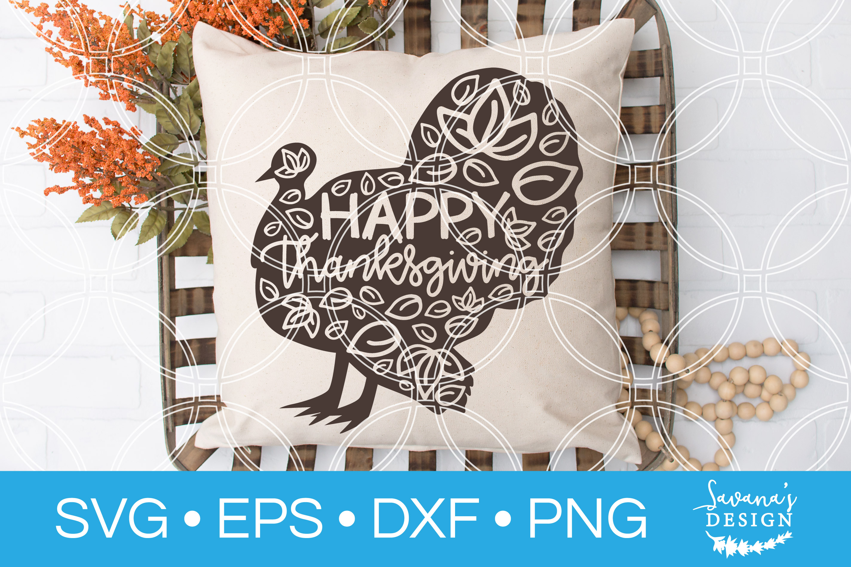 Happy Thanksgiving Turkey SVG Happy Thanksgiving SVG ...