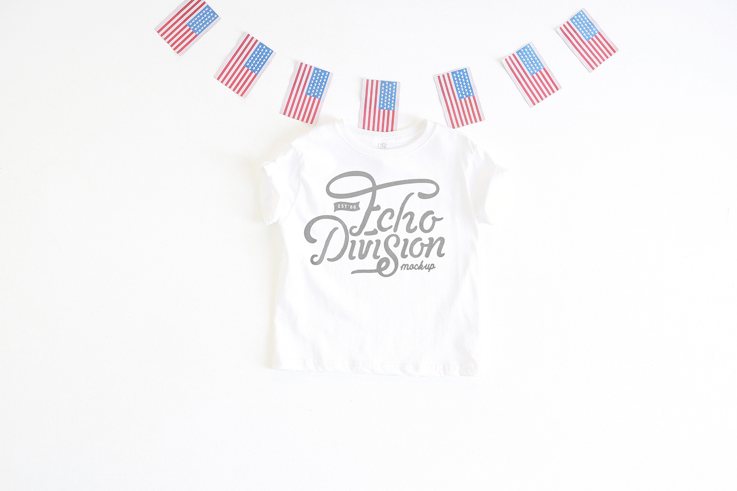 Download 4th of July Mockup- Toddler Jersey Tee - 3321- white ...