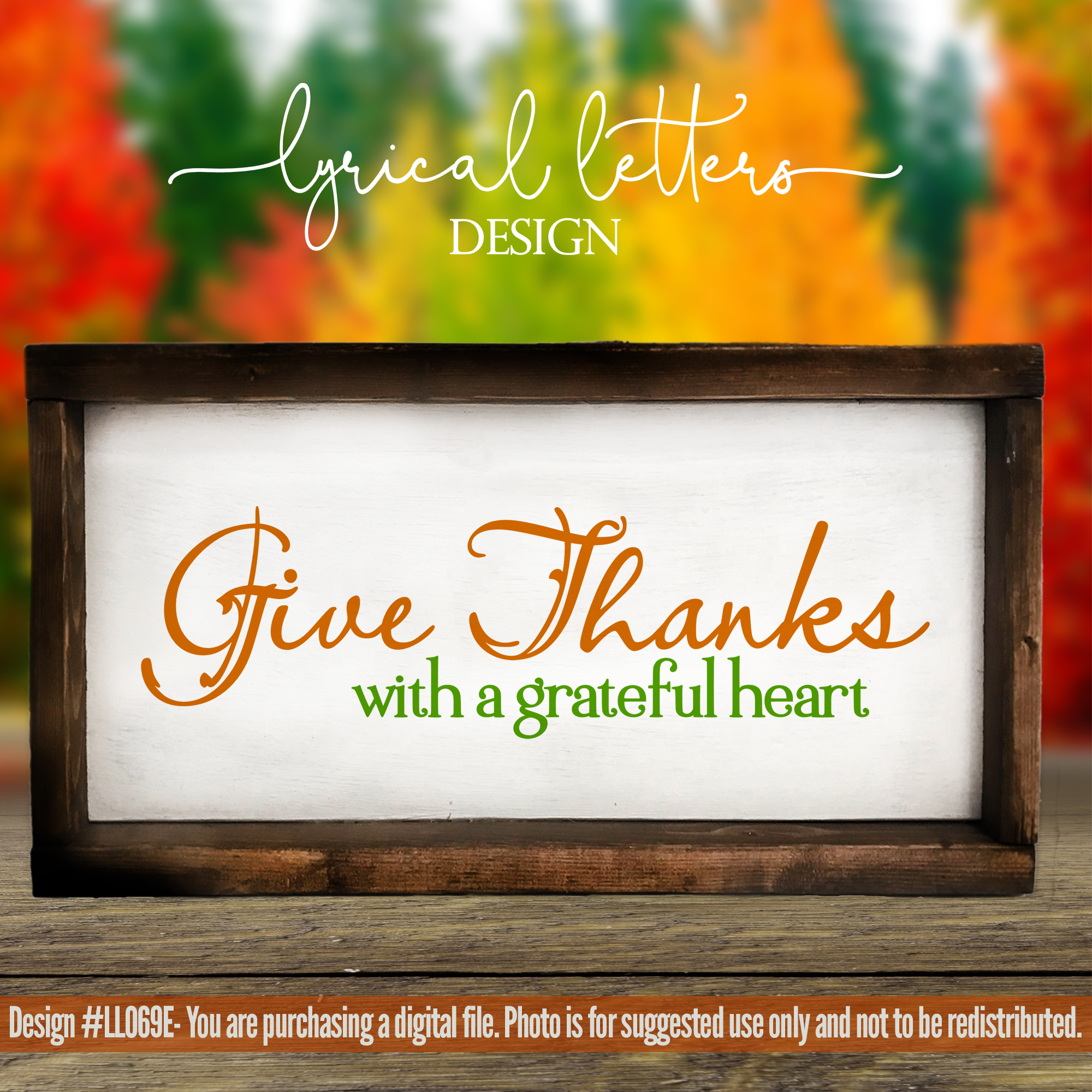 free give thanks with a grateful heart overlay