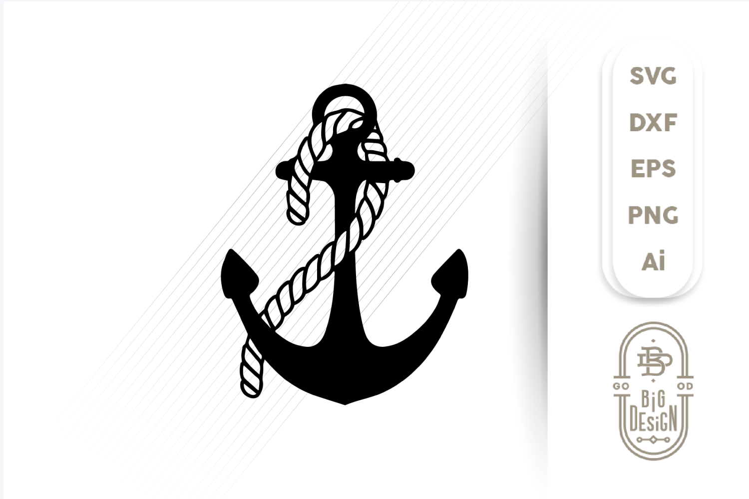 Download Anchor SVG, Anchor with Rope, Sailor SVG