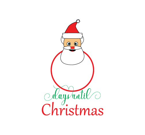 Download Days until Christmas Instant Download Vector Clipart ...