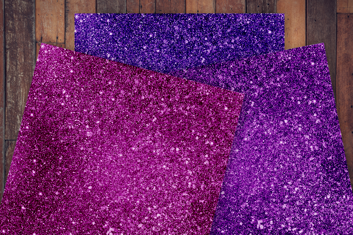 Download Pink and Purple Glitter Digital Paper