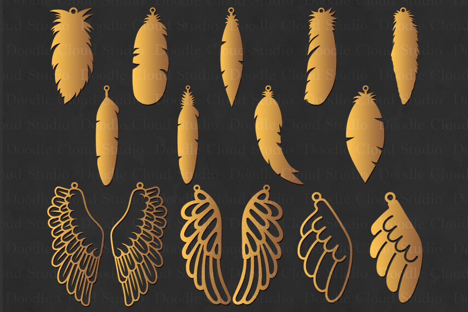 Free Free 52 Faux Leather Feather Earrings Svg Free SVG PNG EPS DXF File