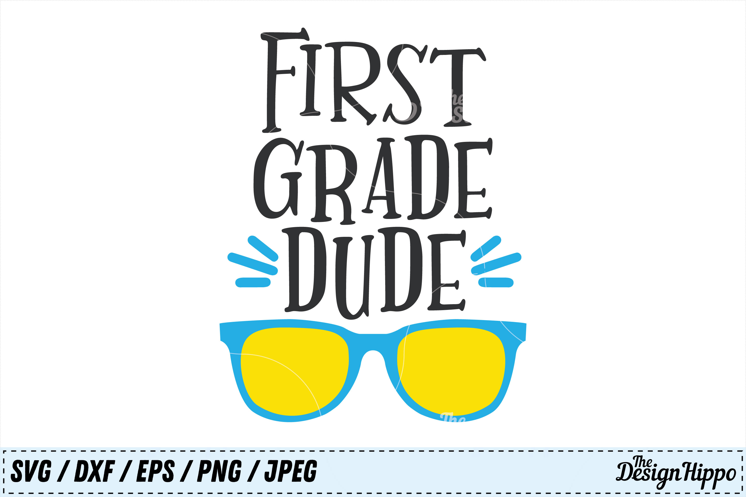 First Grade Dude SVG, Boys PNG, 1st Day of School, 1st Grade (126722