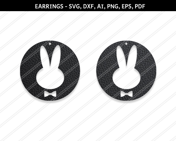 Download Bunny earrings svg,Rabbit earrings,Jewelry svg,Cricut ...