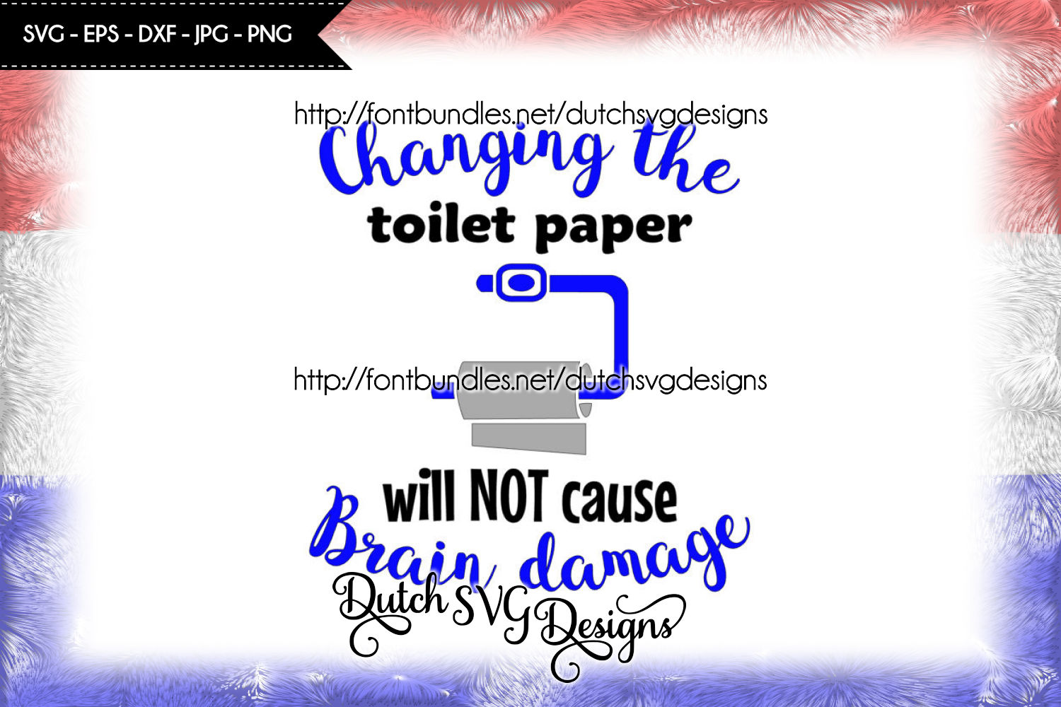 Text cutting file Toilet Paper, in Jpg Png SVG EPS DXF, for Cricut