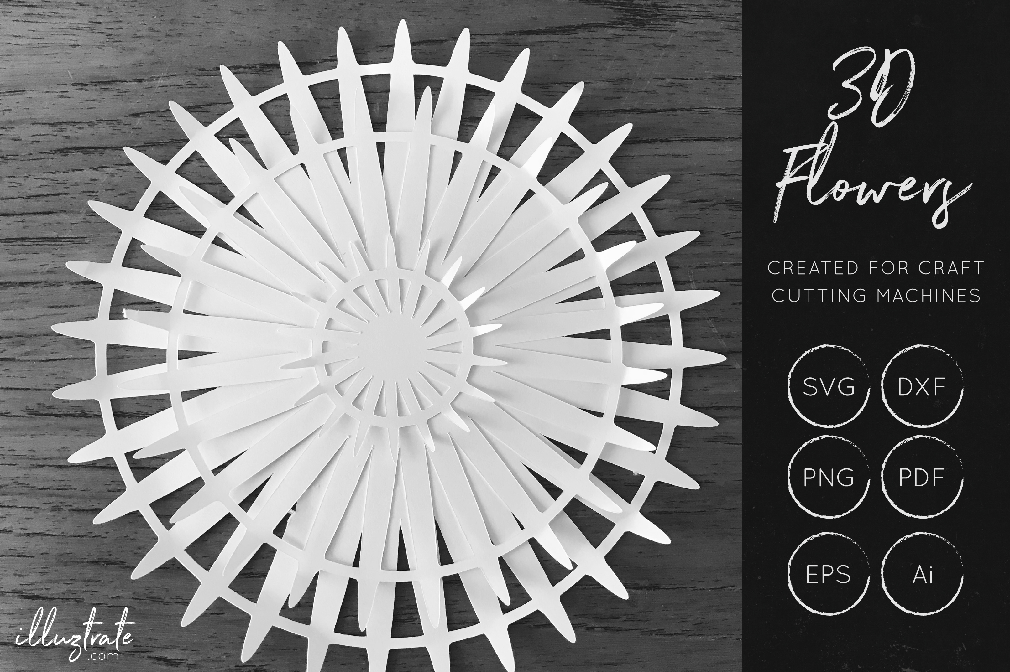 Free Free 3D Flower Svg Files Free 626 SVG PNG EPS DXF File