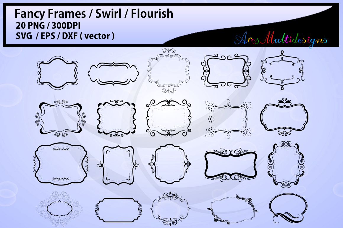 Fancy frames SVG/ fancy labels SVG / frames EPS/ borders / label