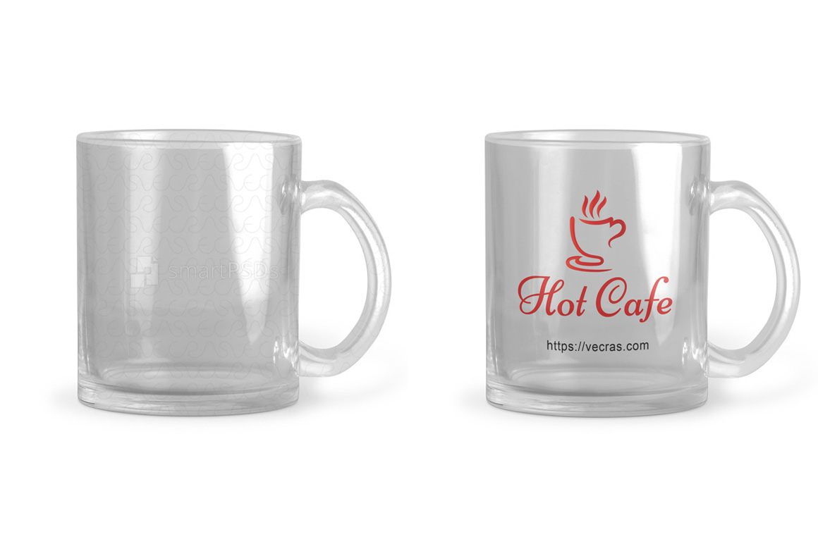 Download Tranparent Glass Coffee Mug Design Mockup