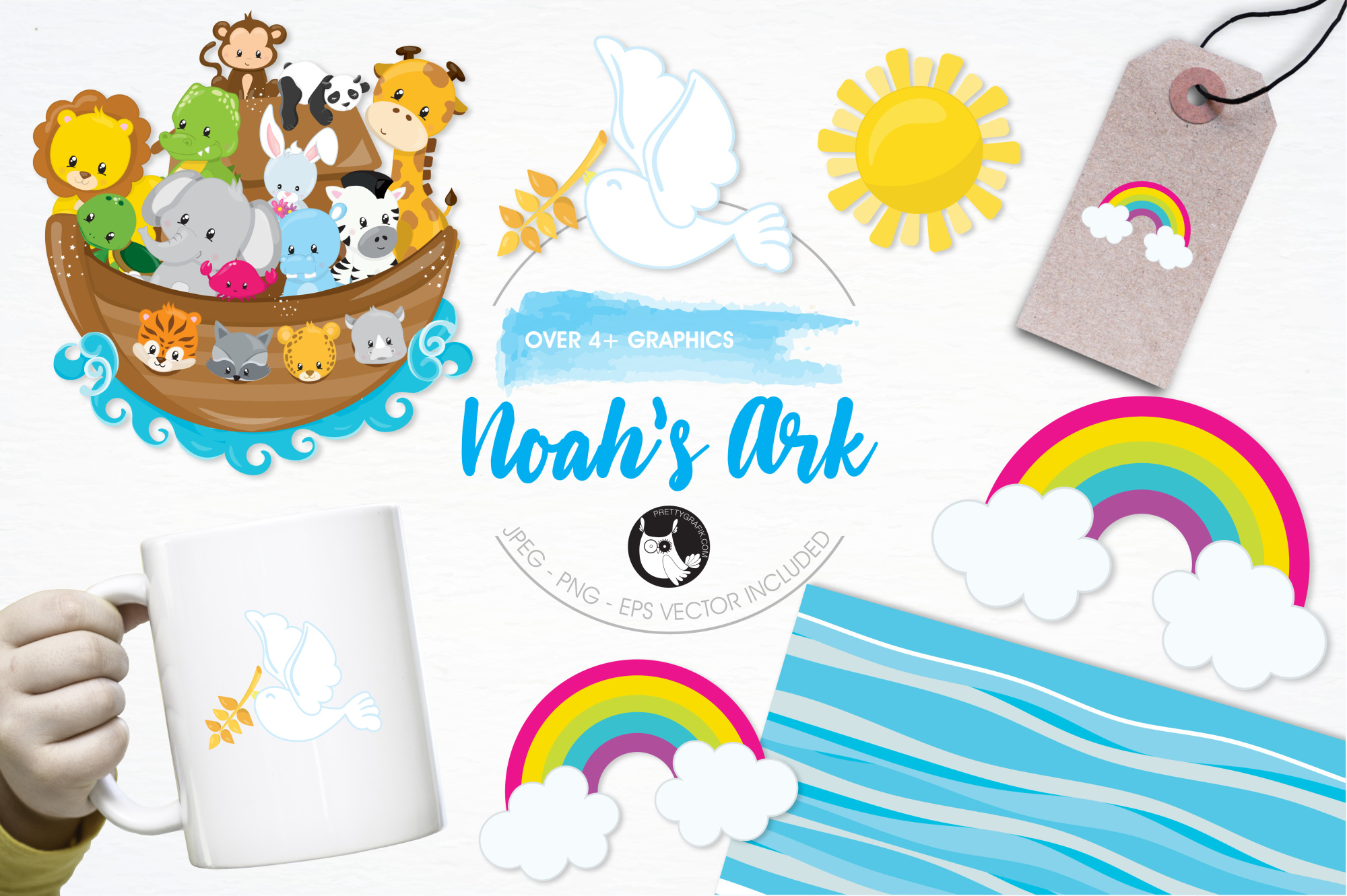 Noah's Ark graphics and illustrations
