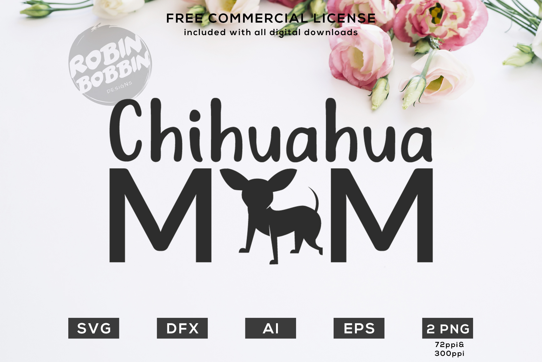 Download Chihuahua Mom - Design for T-Shirt, Hoodies, Mugs and more