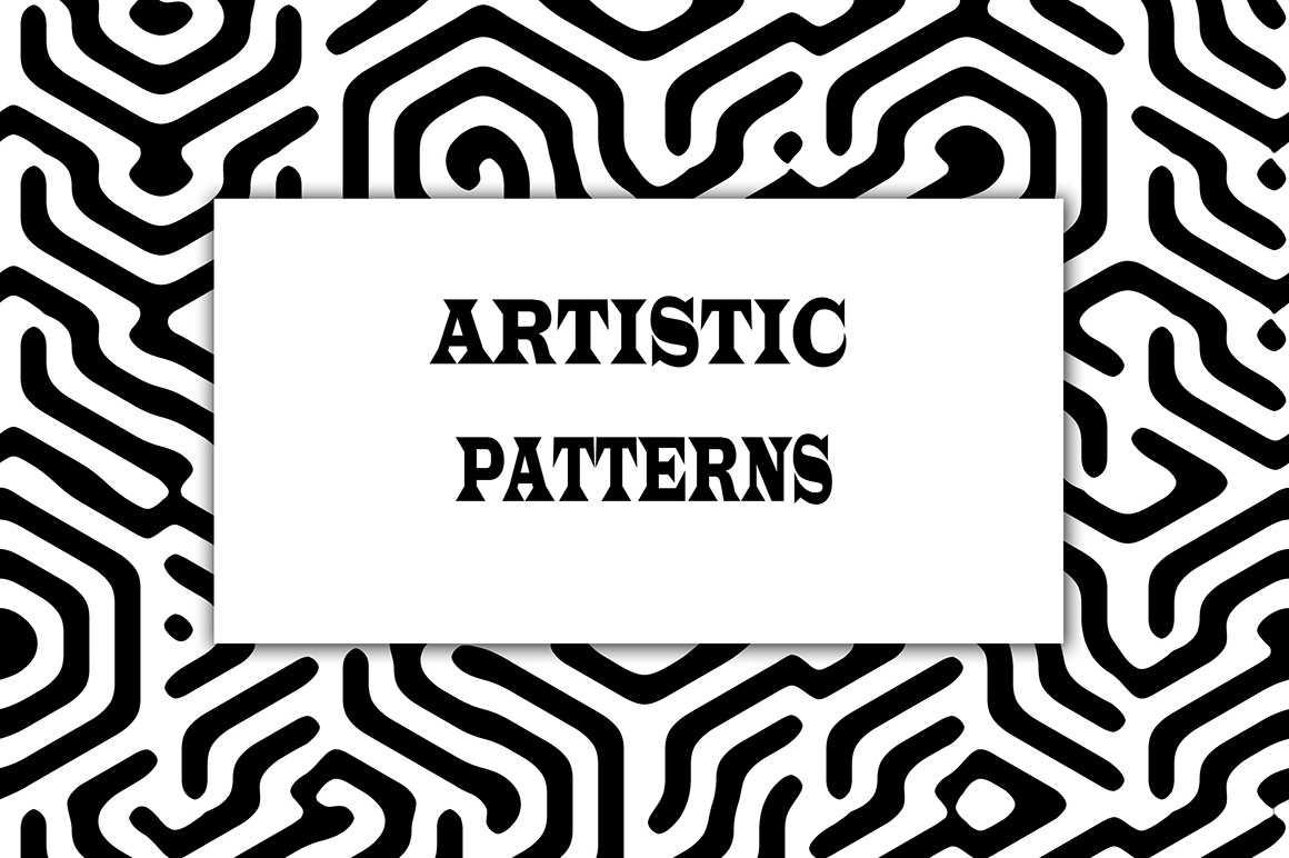 Artistic patterns (91510) | Patterns | Design Bundles