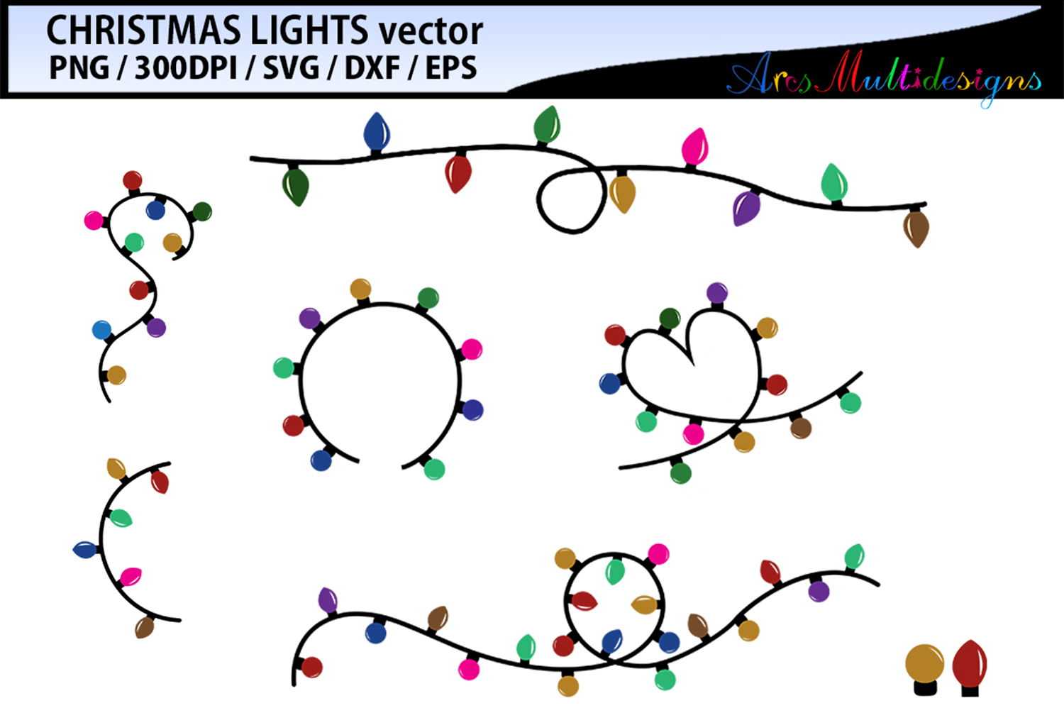 Download christmas light vector svg vector / christmas light SVG cut