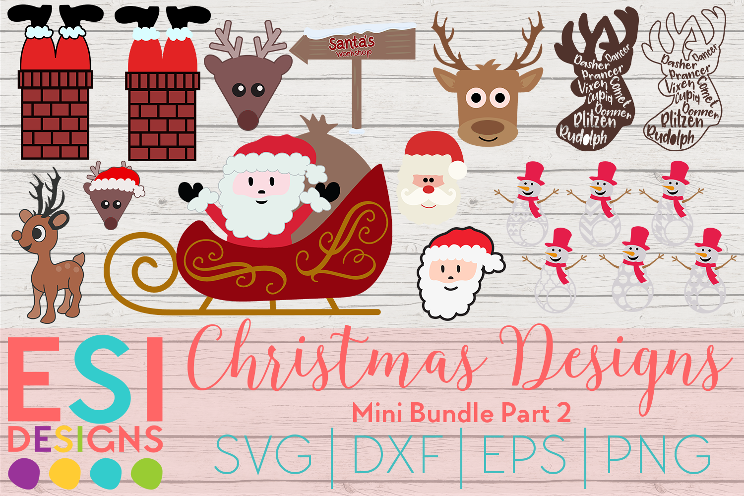 Download Christmas SVG Bundle Part 2| SVG DXF EPS PNG (113329 ...