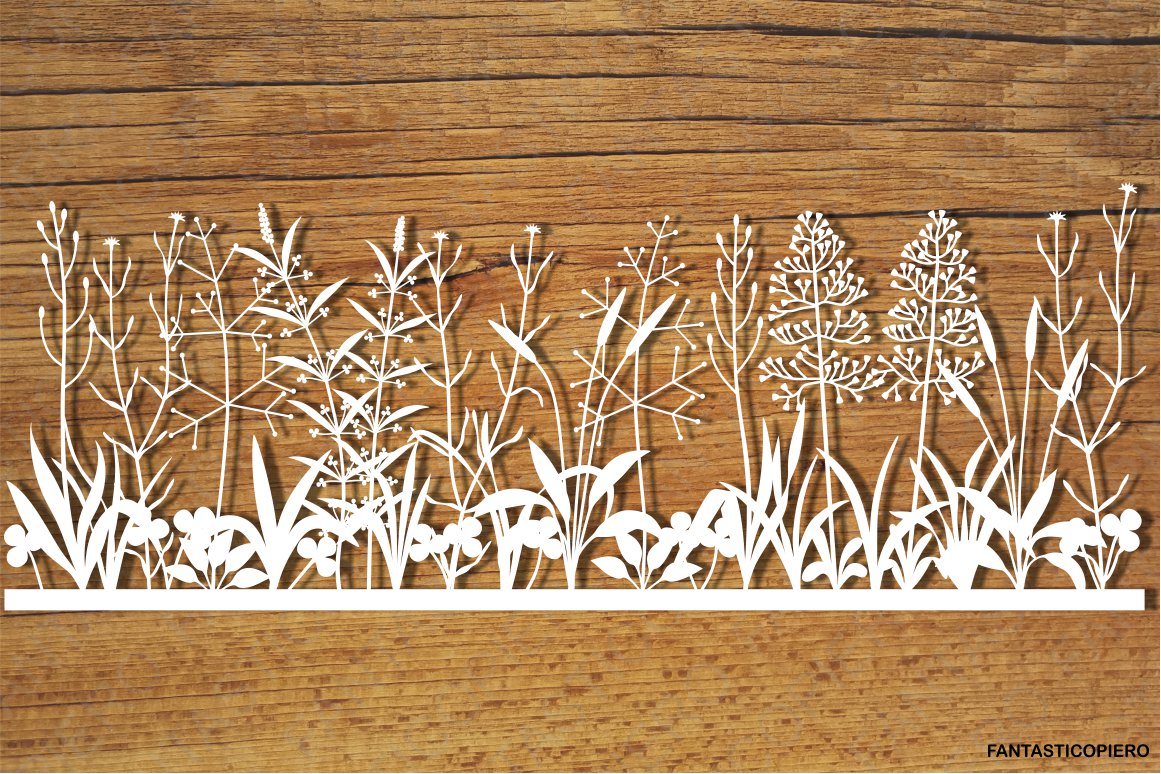 Grass, Tall Grass SVG files for Silhouette Cameo and Cricut.