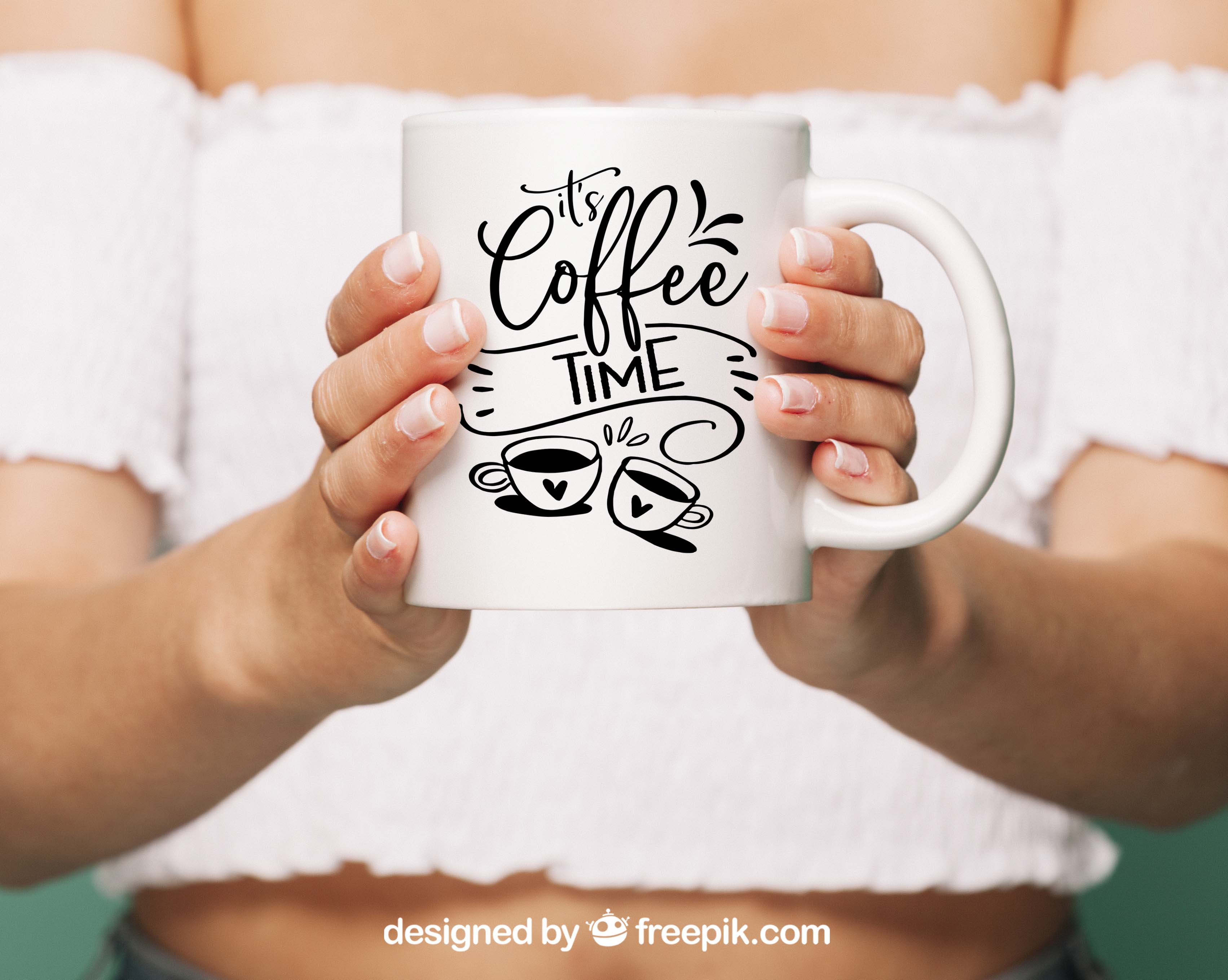 Download It's coffee time SVG DXF PNG EPS