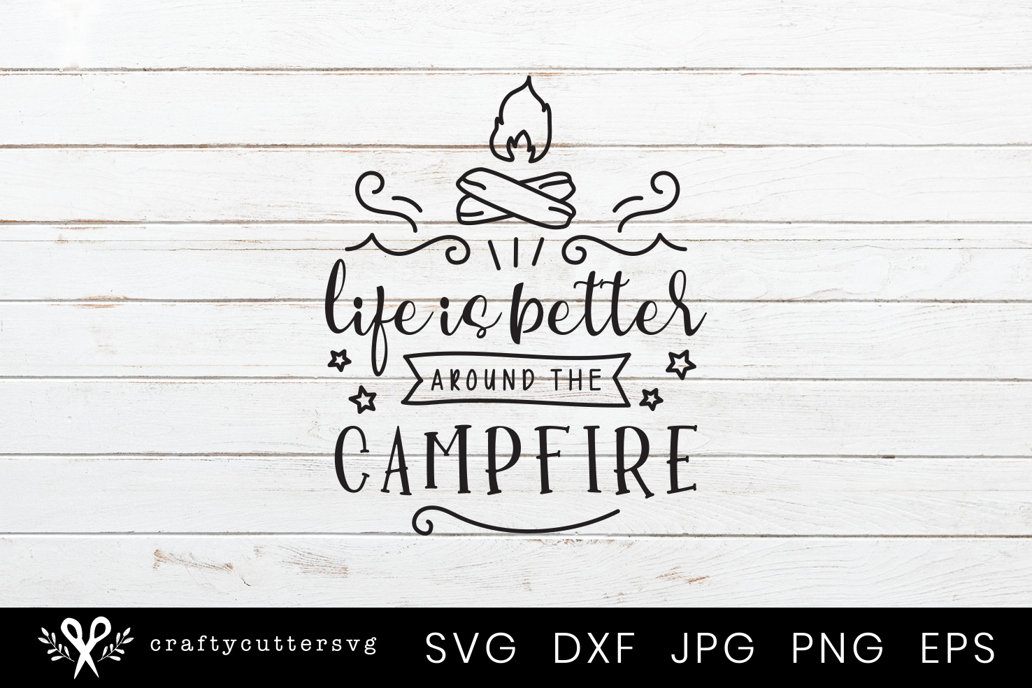 Download Life is better around the Campfire Svg Camping Clipart