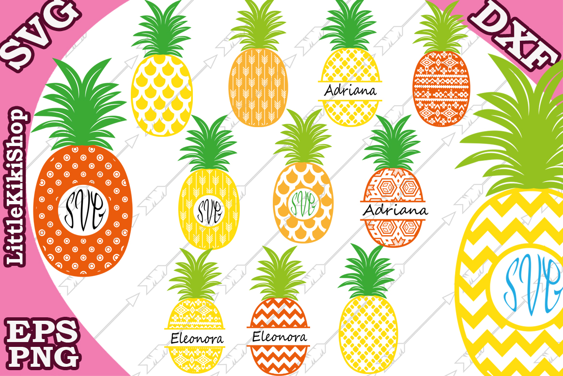 Download Pineapple Svg,Pineapple Monogram Svg,Monogram Frames ...
