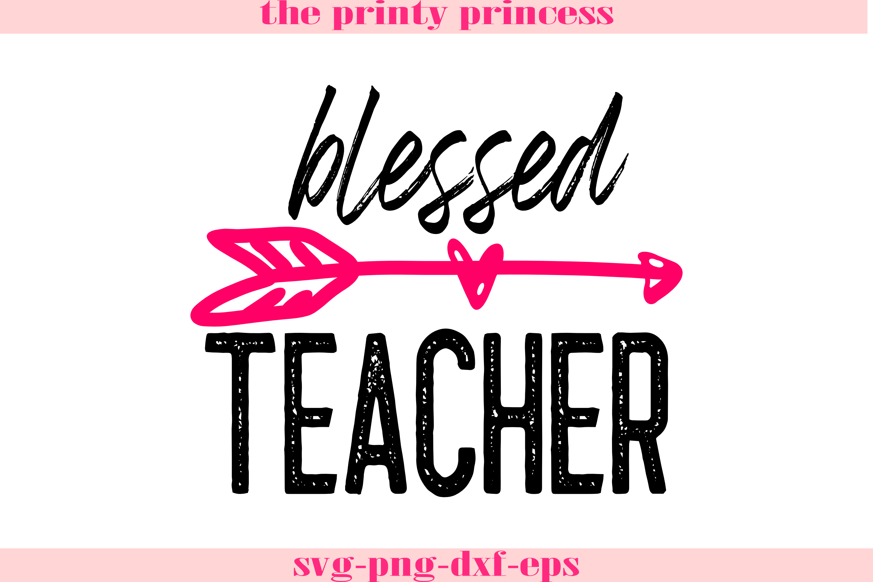 Blessed Teacher svg, Teacher svg design file (279861 ...