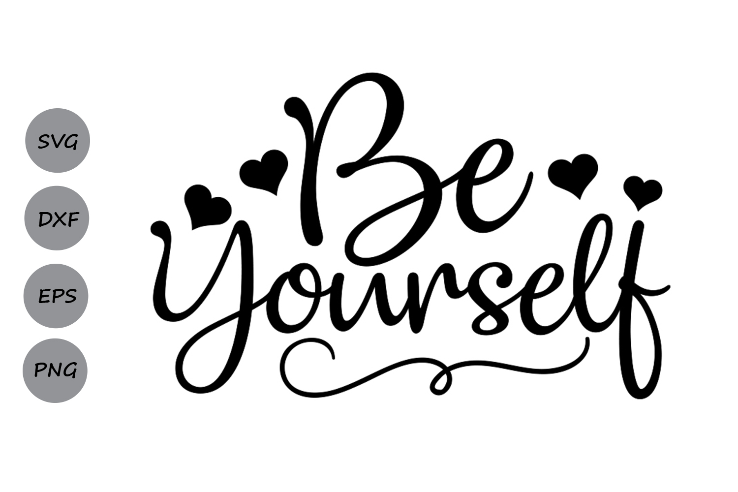 Be yourself svg, Inspirational quote svg, Svg sayings. (125734) | SVGs