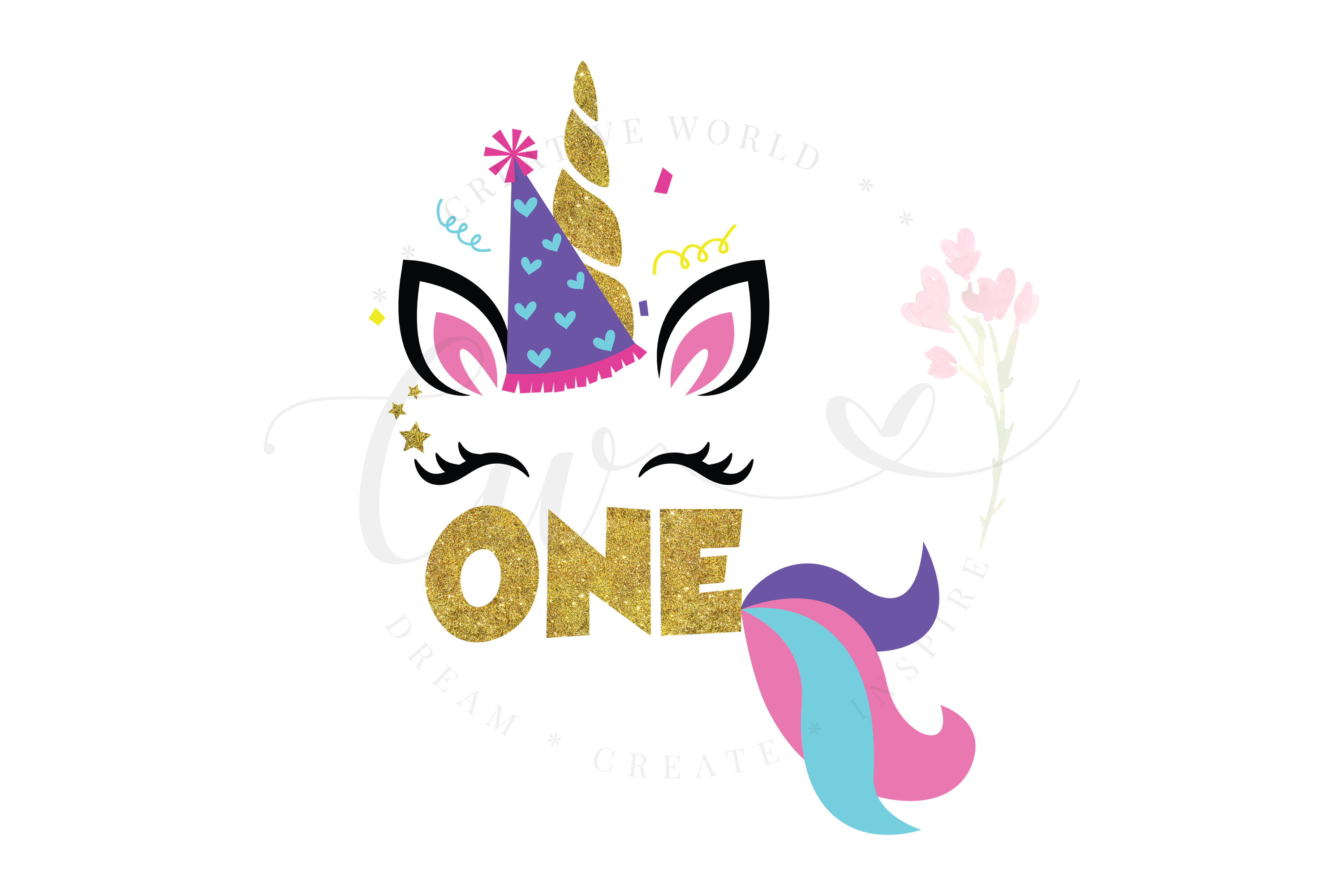 My 1st Birthday Unicorn SVG | Unicorn Birthday Girl svg ...
