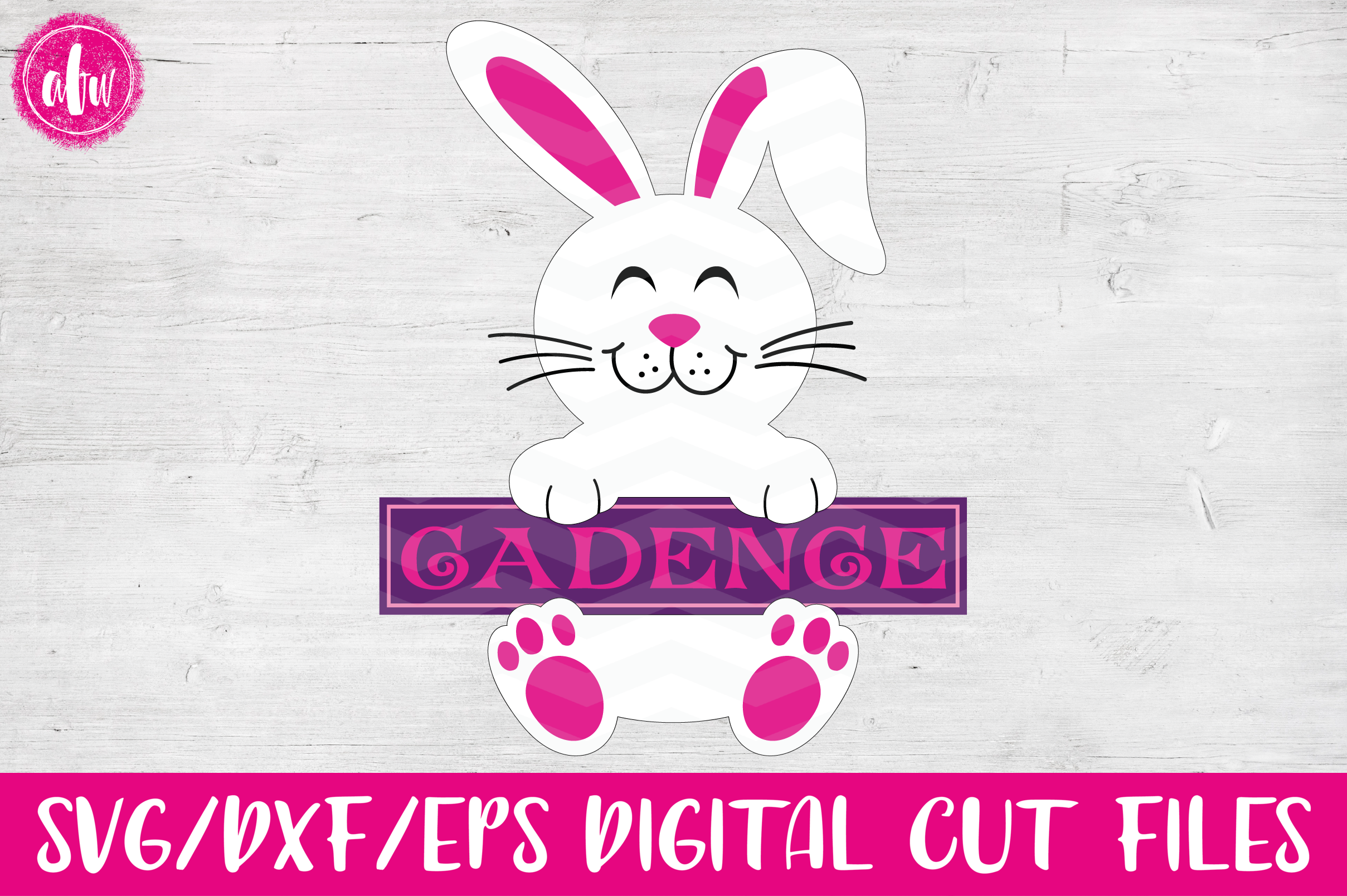 Split Bunny - SVG, DXF, EPS Cut File (13603) | SVGs ...