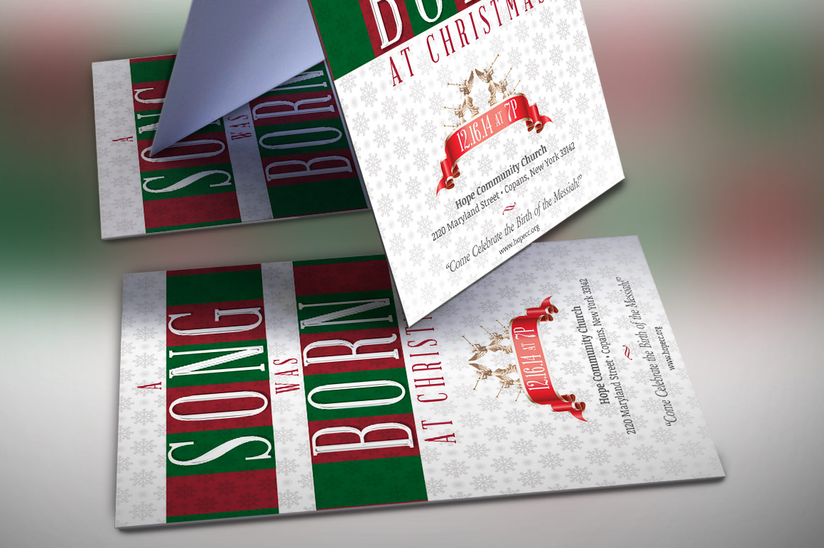 Christmas Musical Flyer Template 10923 Flyers Design Bundles