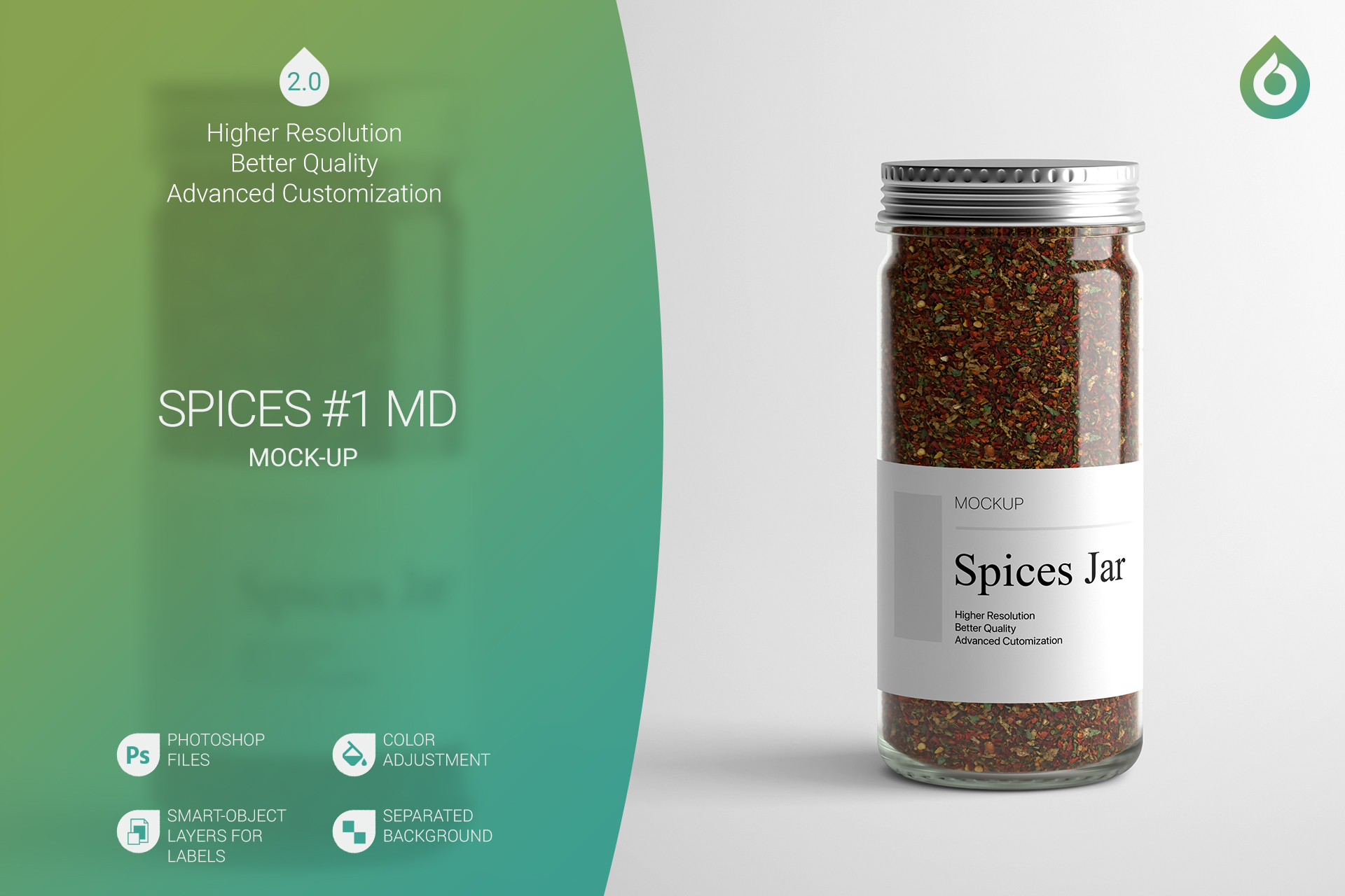 Download Spices MD Mock-Up #1 V2.0 (371046) | Products | Design Bundles