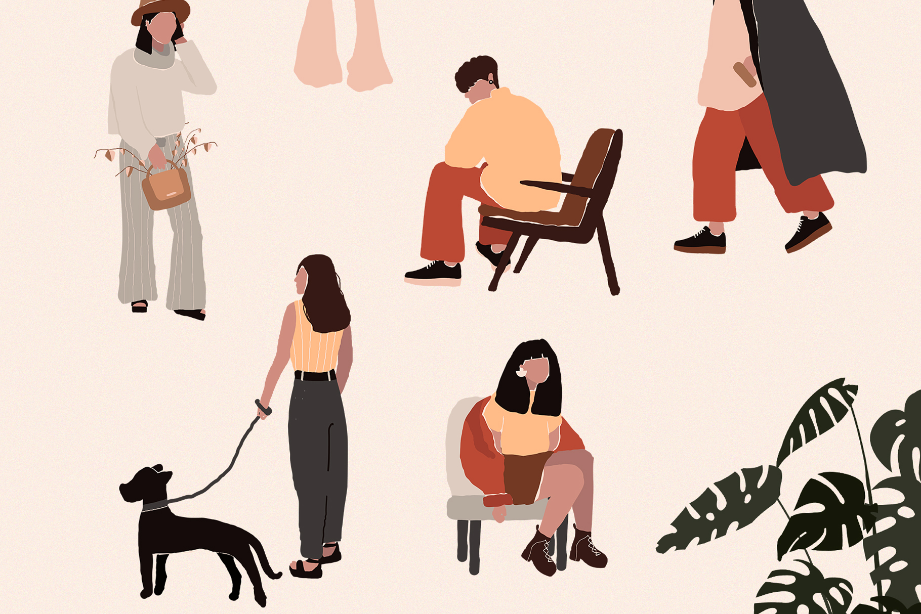 ABSTRACT PEOPLE prints modern art