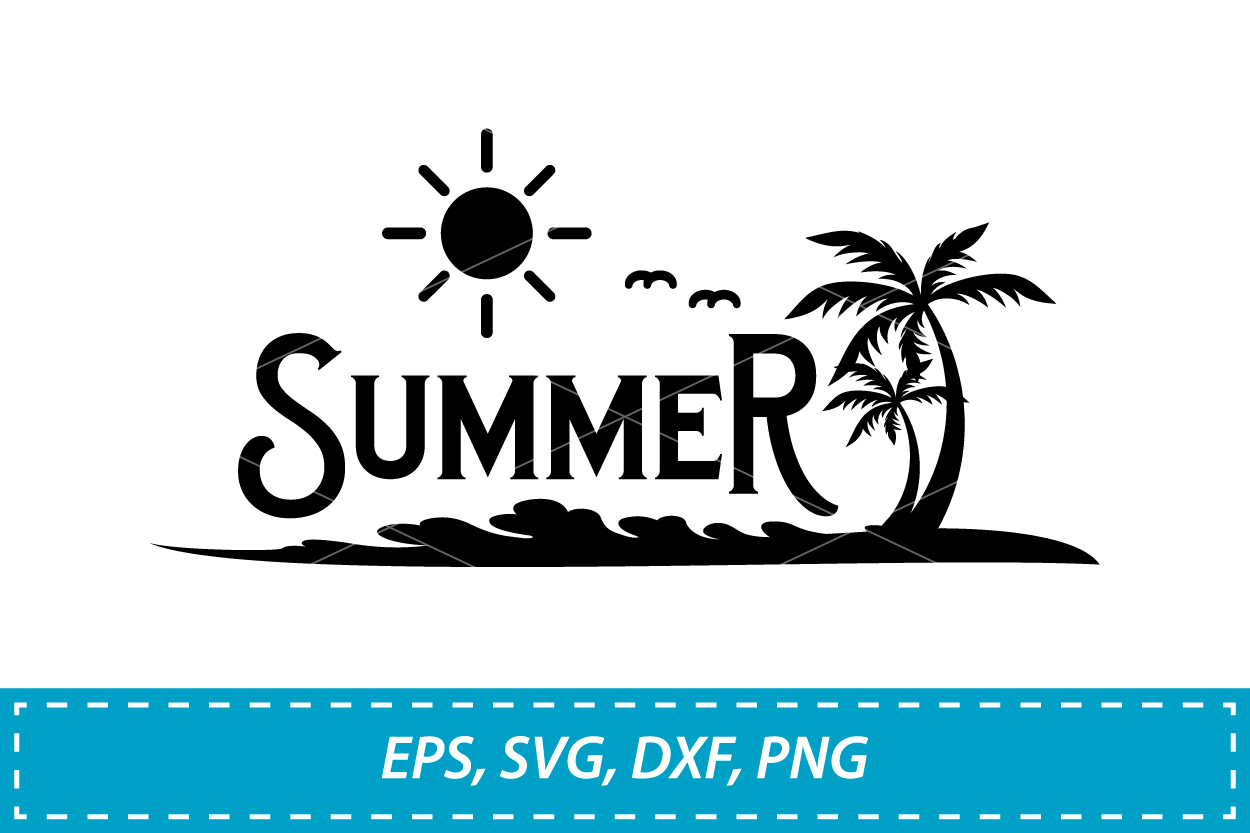 Download summer SVG cut file