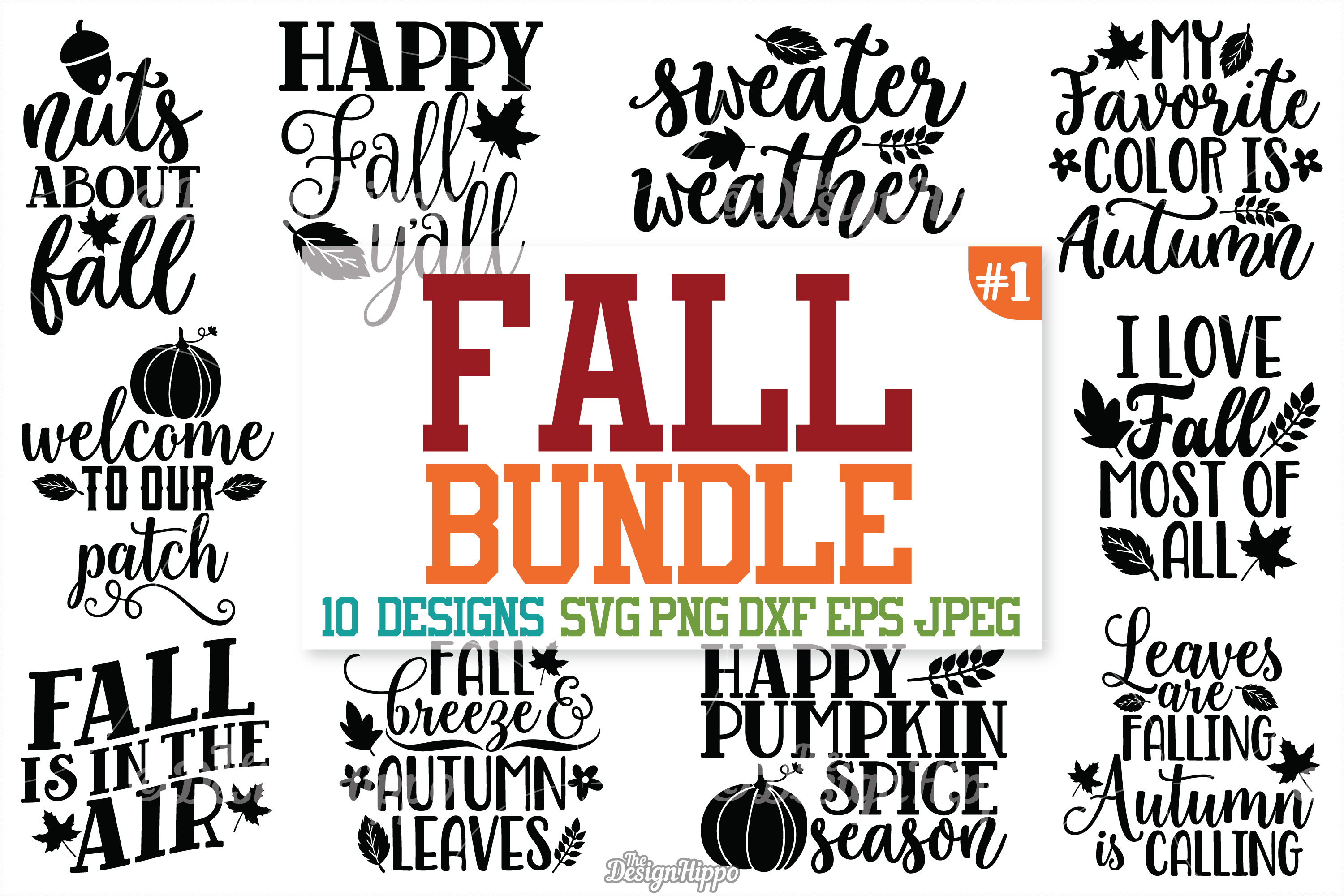Download Fall SVG Bundle, Autumn, Fall, Pumpkin spice, Fall y'all SVG