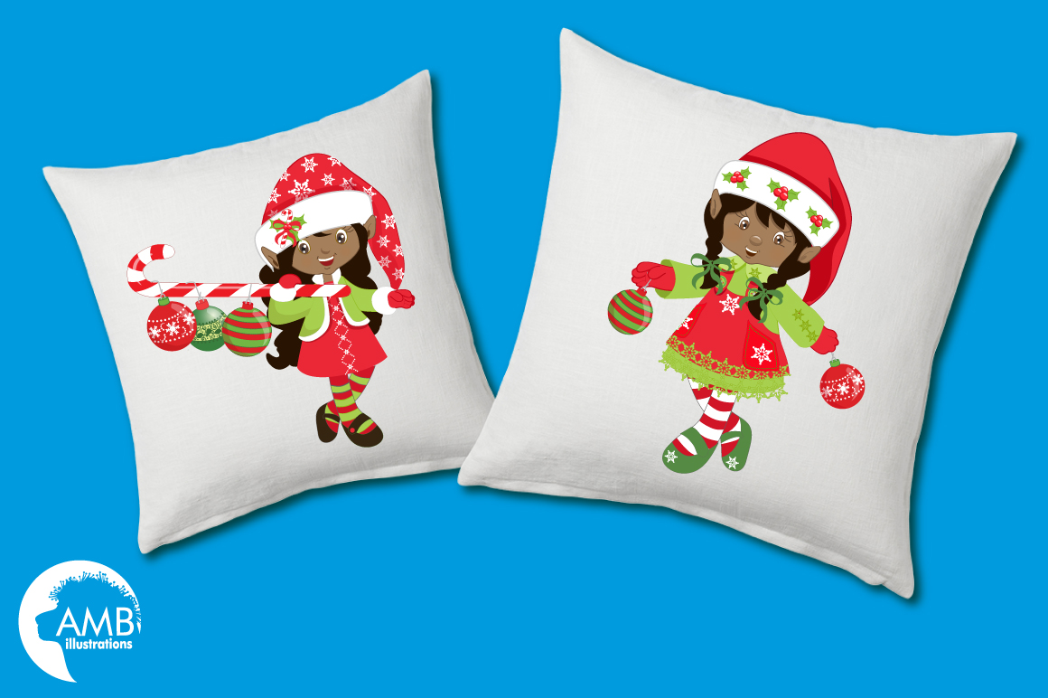 african american stuffed elves