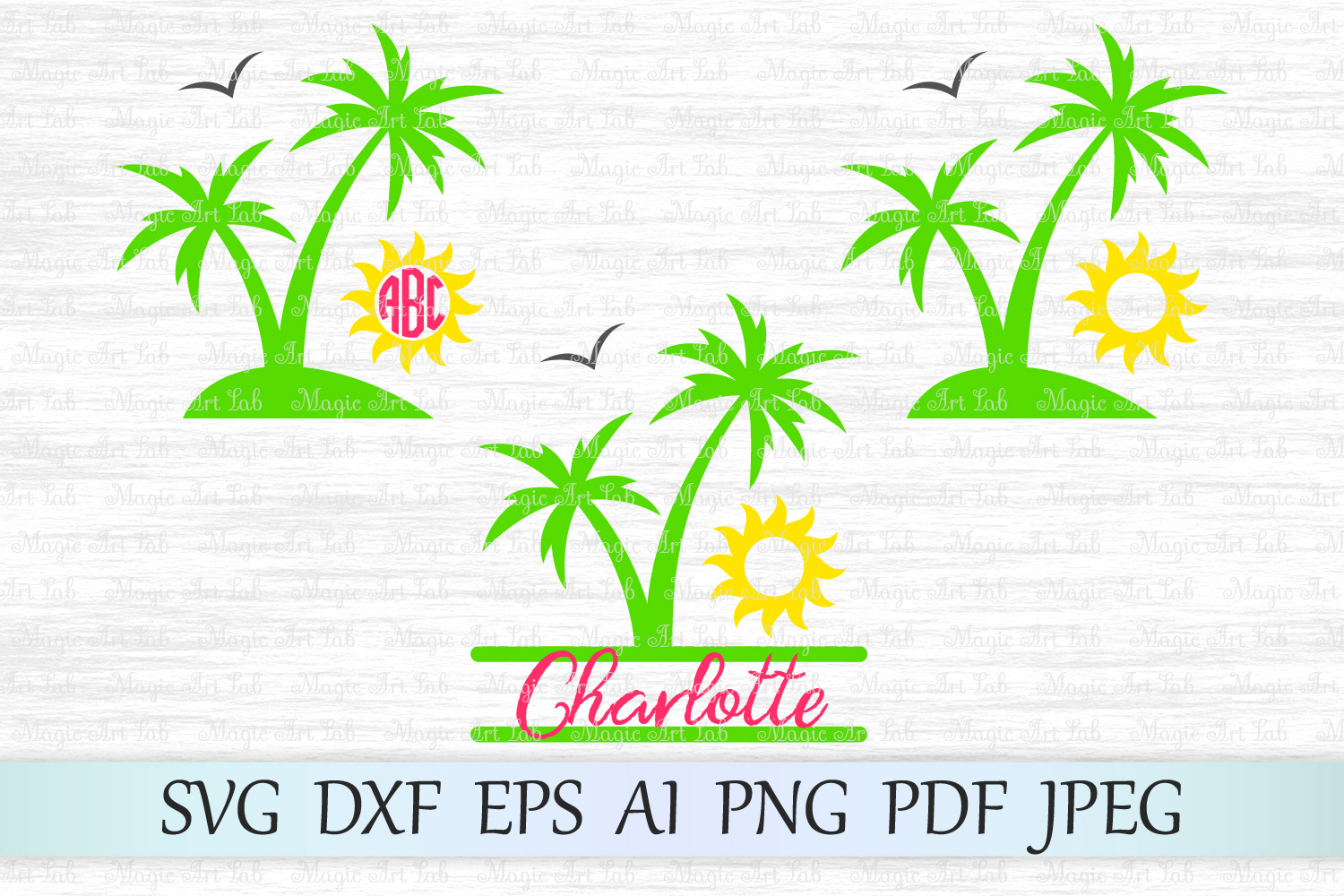Download Free SVG Cut File - Palm Tree SVG Files for Cutting Summer Cricut ...
