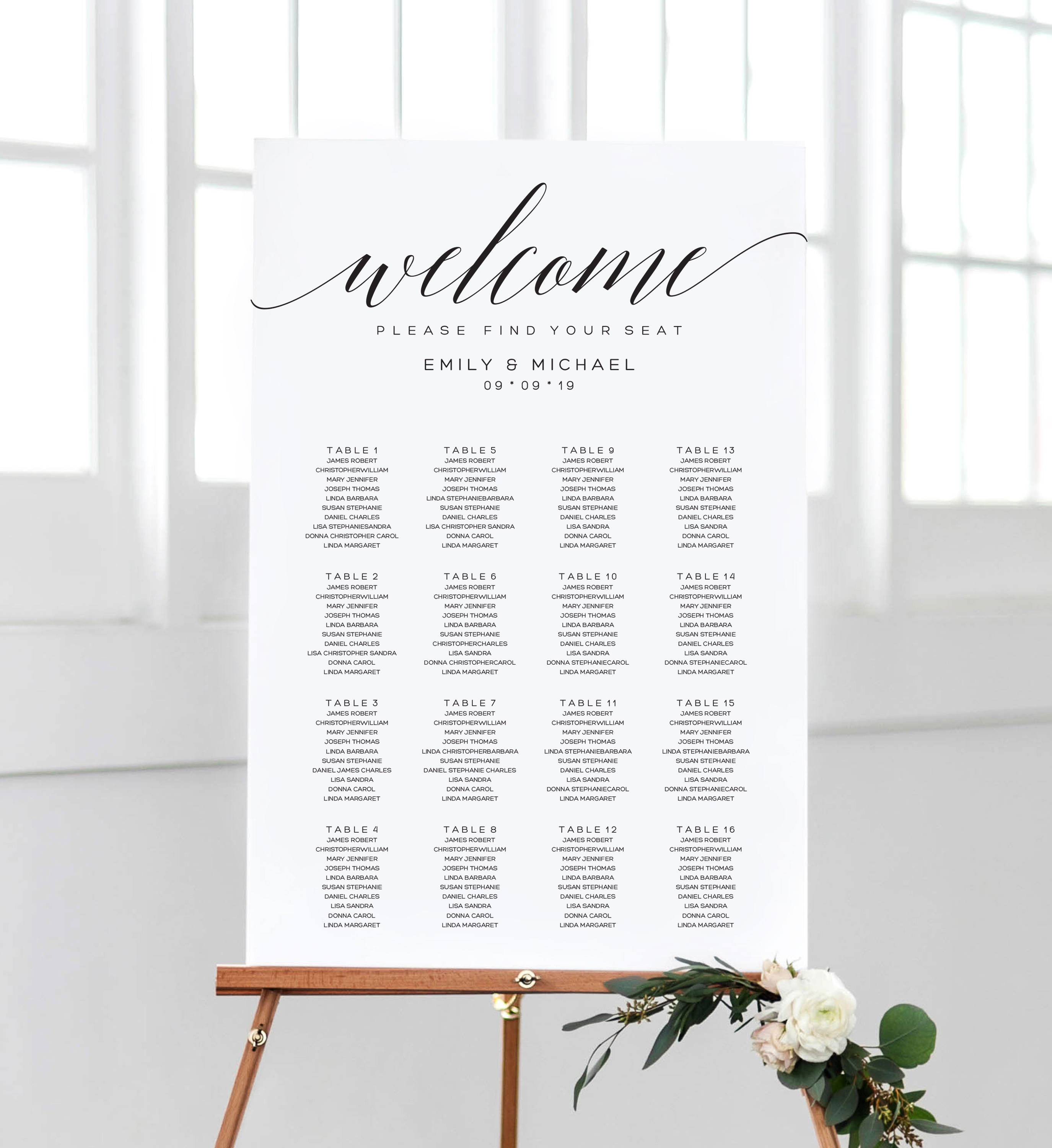 Seating Chart Template CC_2