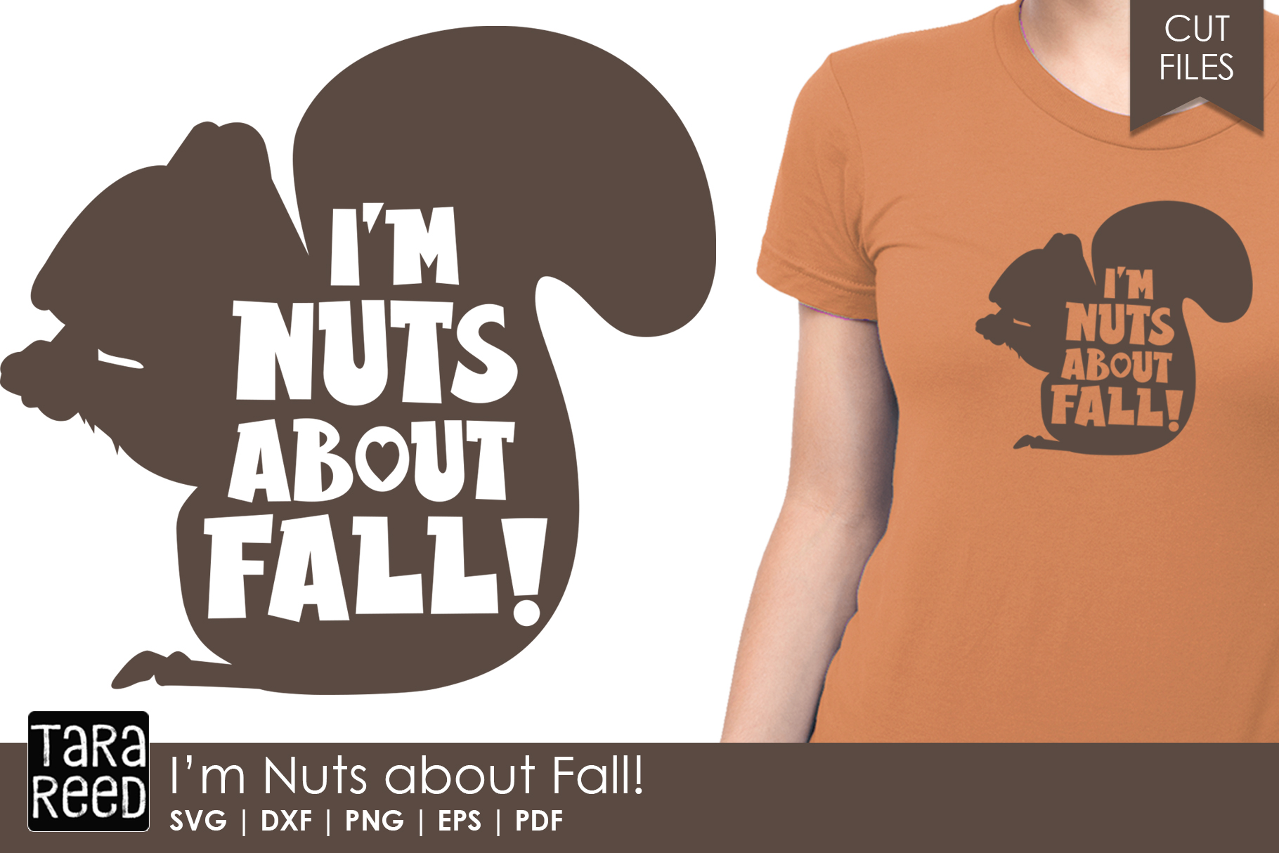 Download I'm Nuts about Fall - Fall SVG and Cut Files for Crafters