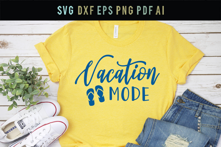 vacation mode t shirt