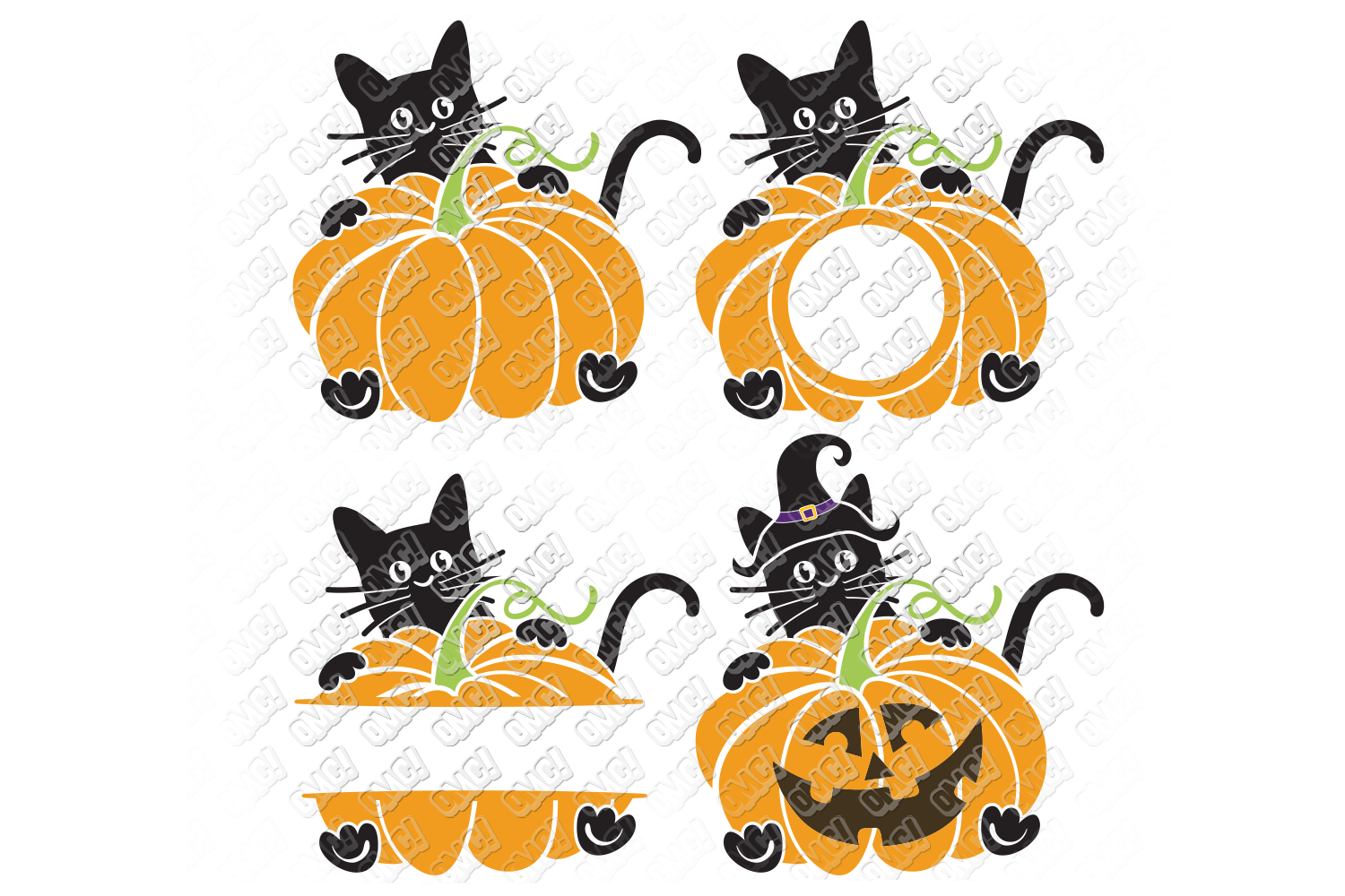 Cat Halloween SVG Ears SVG, DXF, PNG, EPS, JPEG (138055 ...